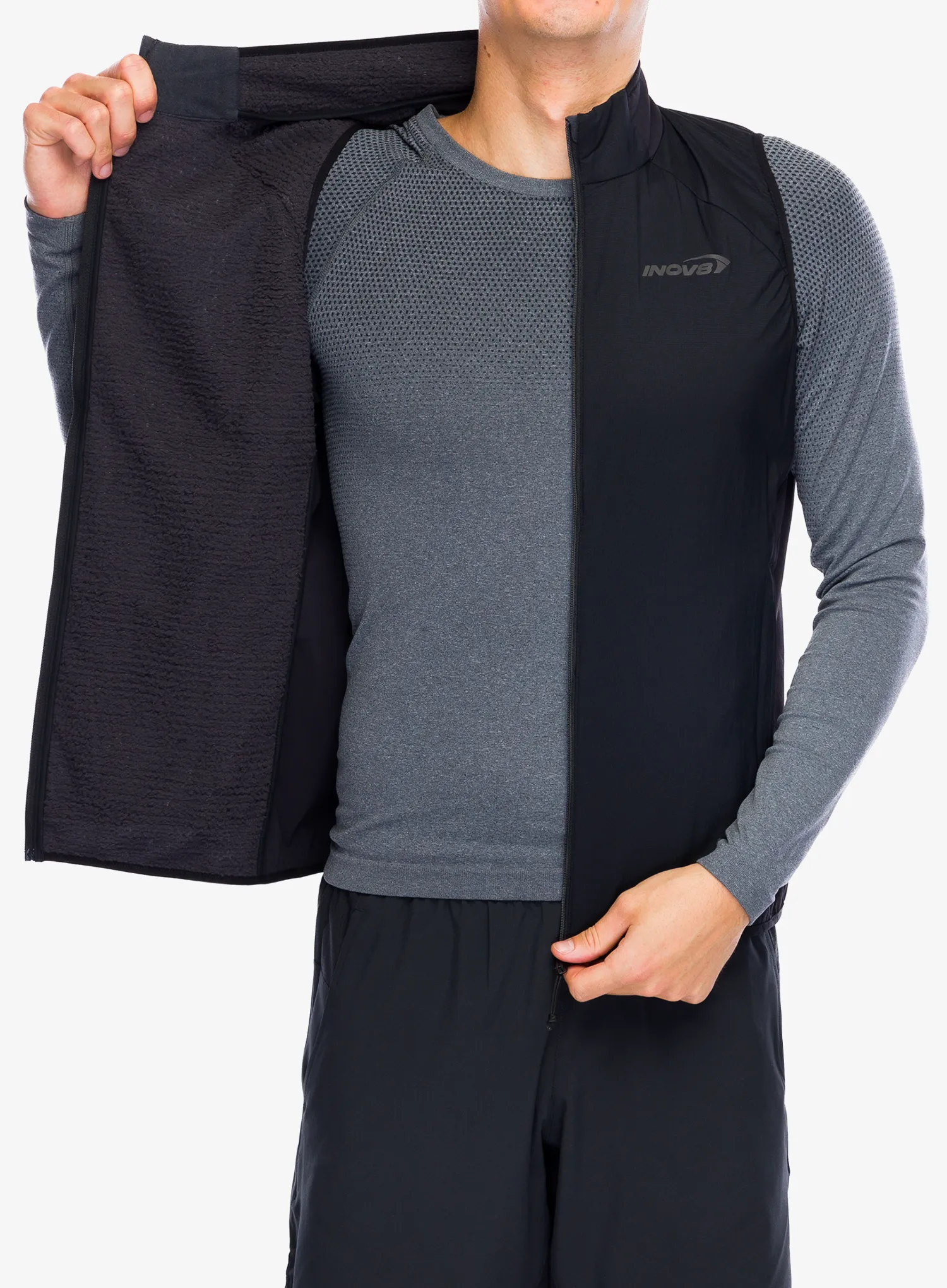 Brezrokavnik Inov-8 Performance Hybrid Gilet - black