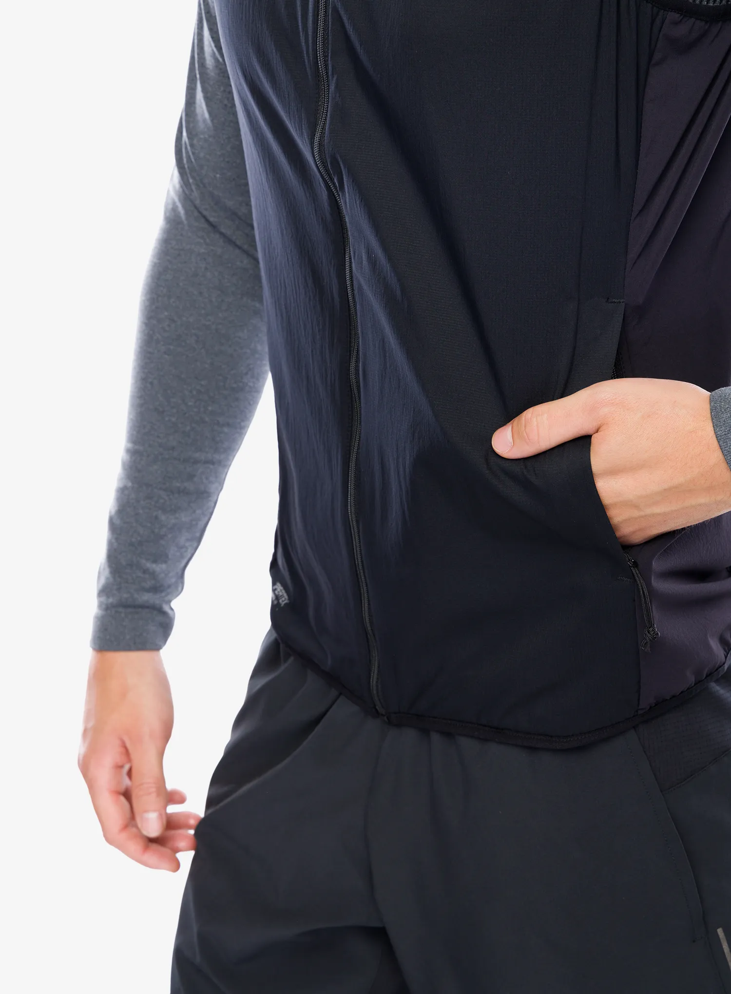 Brezrokavnik Inov-8 Performance Hybrid Gilet - black
