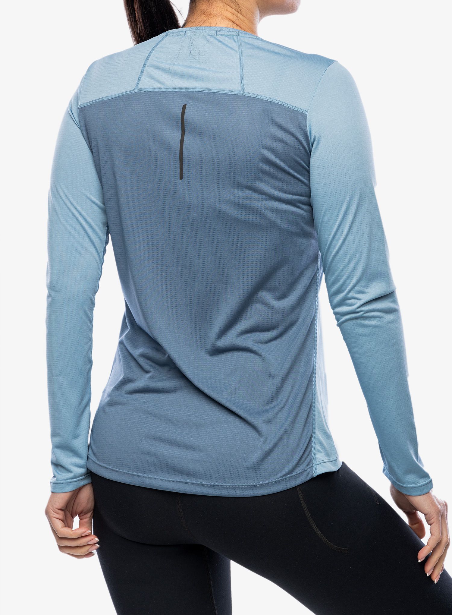 Ženska tekaška jopica Inov-8 Performance Long Sleeve - blue grey/slate