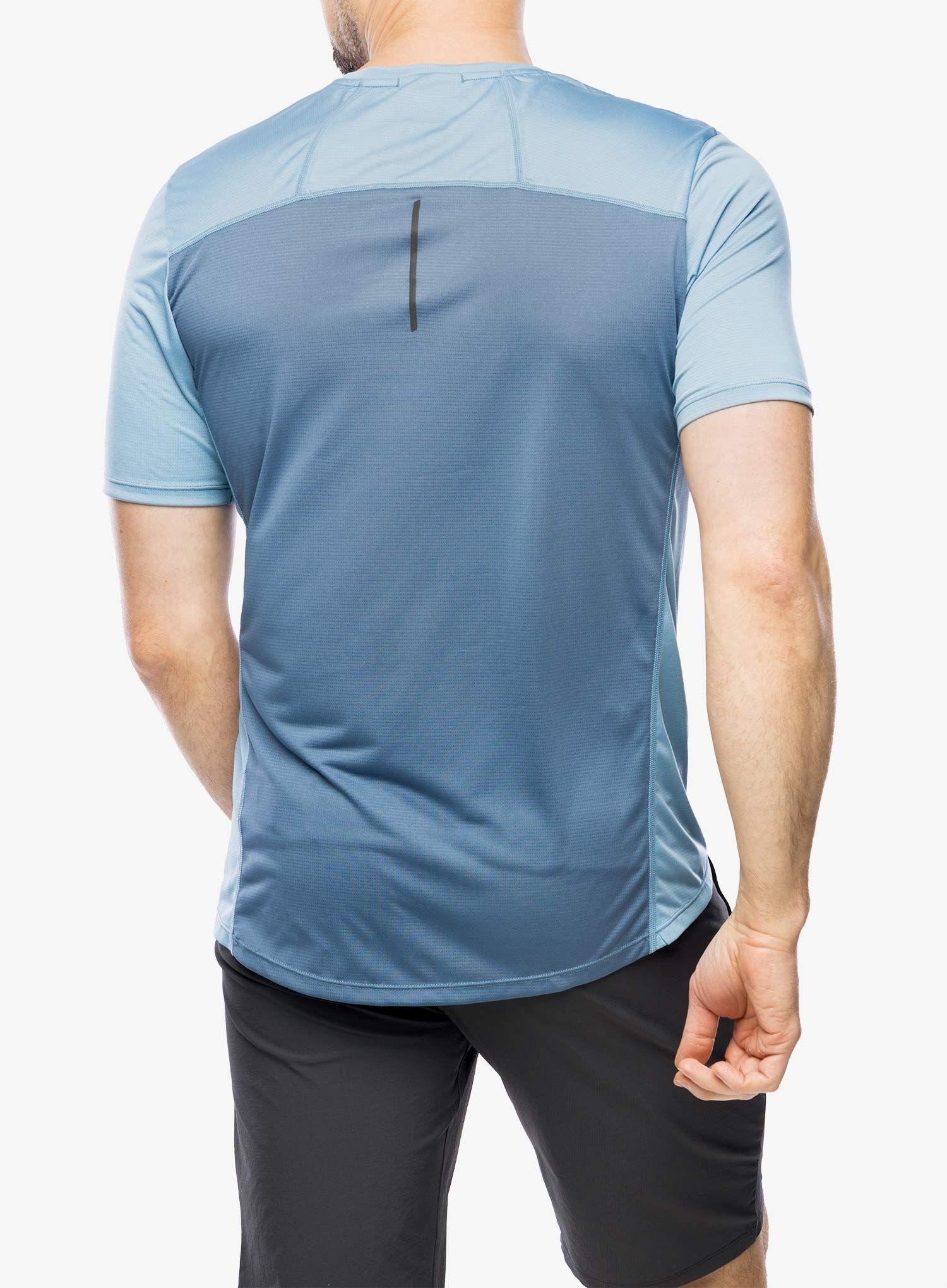 Tekaška majica Inov-8 Performance Short Sleeve - blue grey/slate
