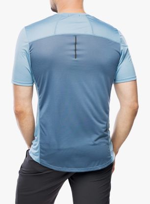 Tekaška majica Inov-8 Performance Short Sleeve - blue grey/slate