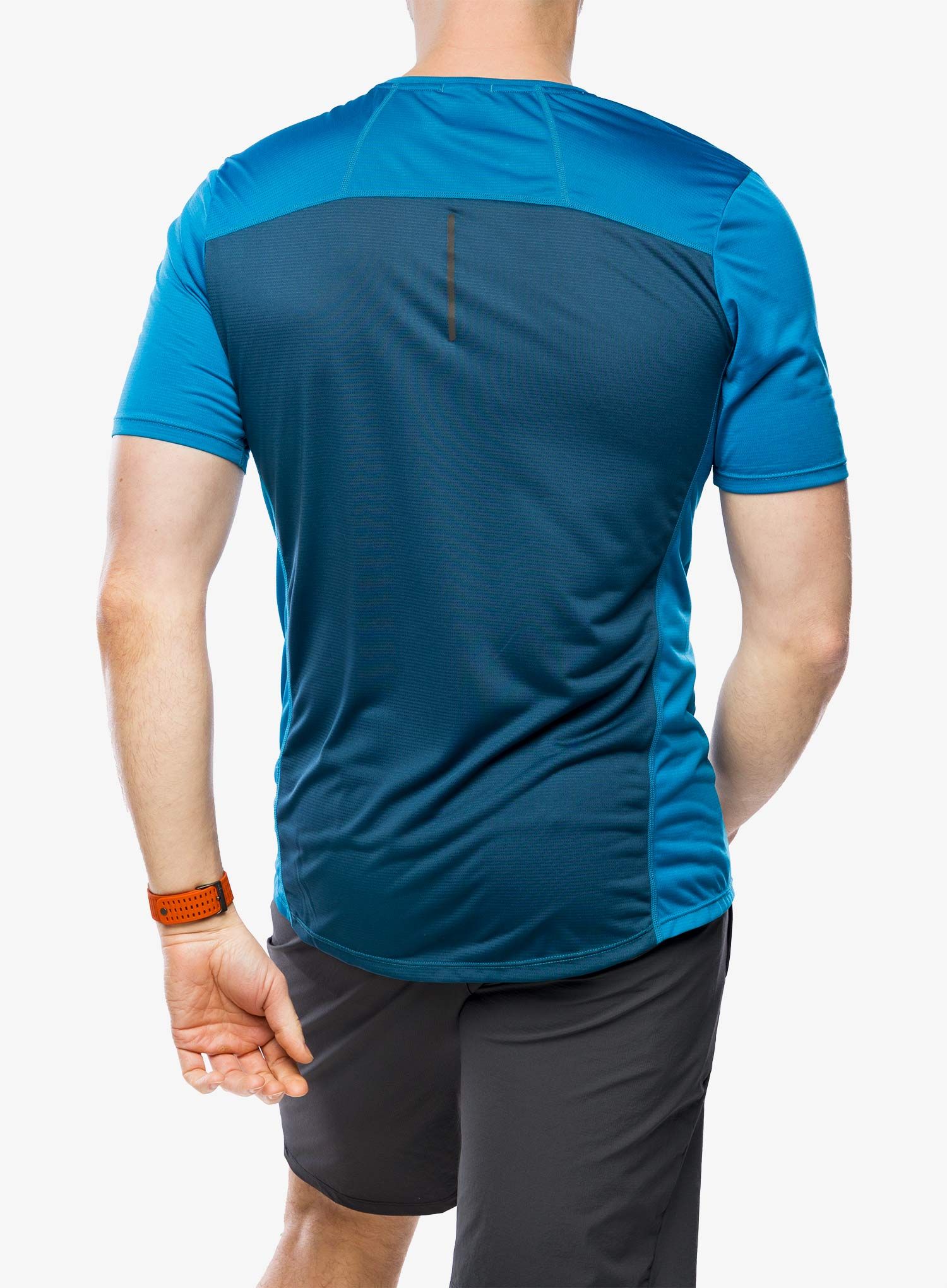 Fitness majica Inov-8 Performance Short Sleeve - blue/navy