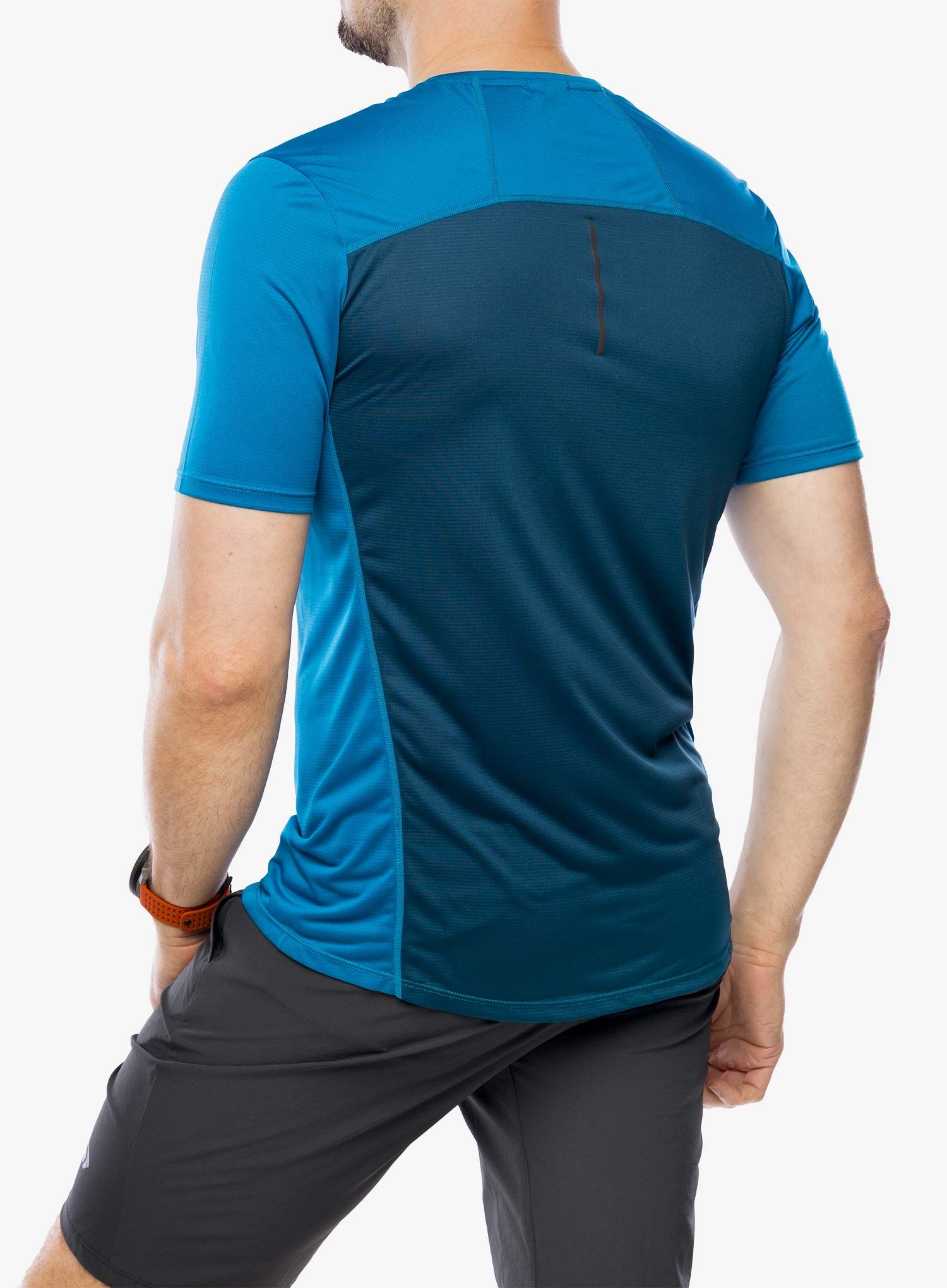 Fitness majica Inov-8 Performance Short Sleeve - blue/navy
