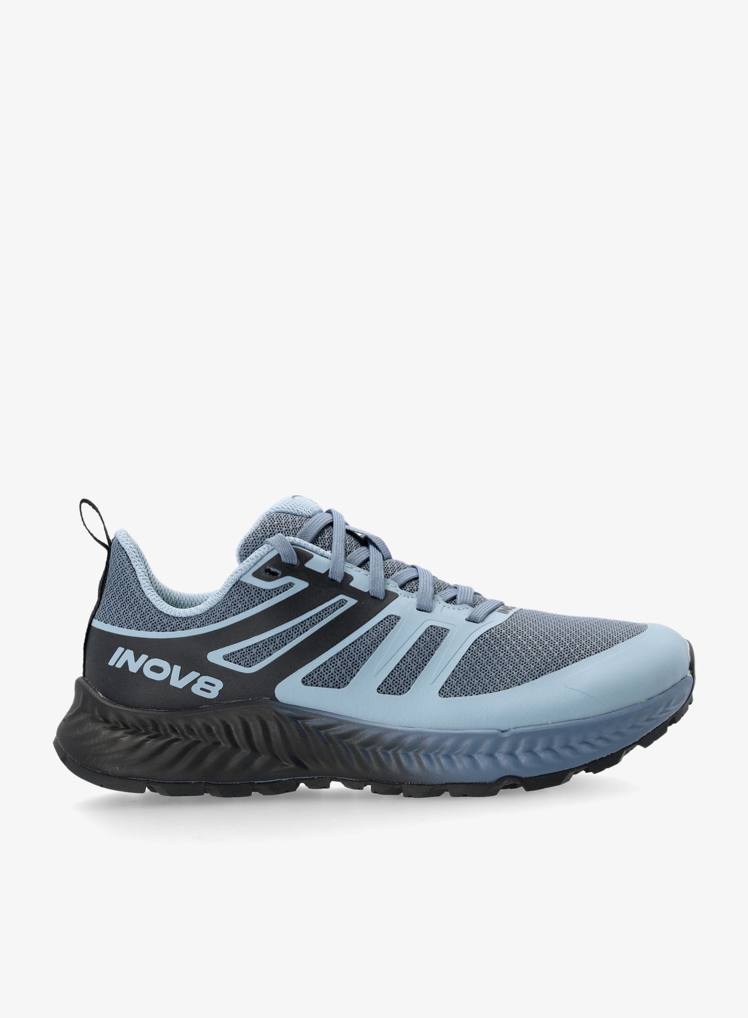 Ženski tekaški čevlji Inov-8 TrailFly Standard - blue grey/black/slate