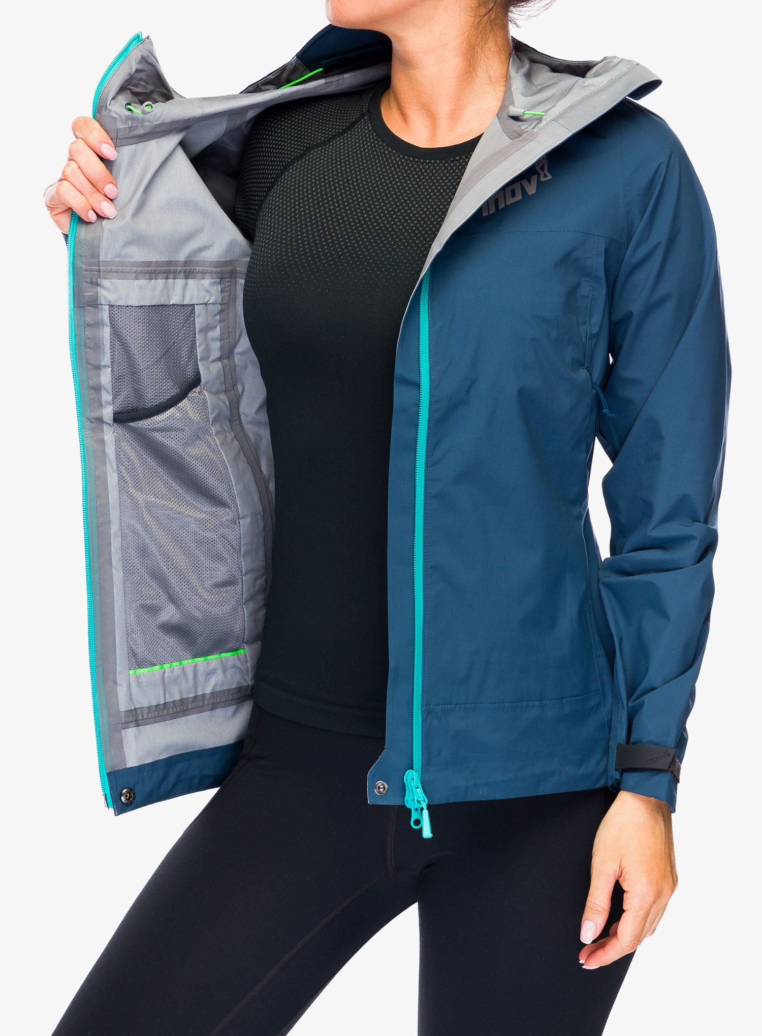 Ženska tekaška jakna Inov-8 Venturelite Jacket FZ - navy