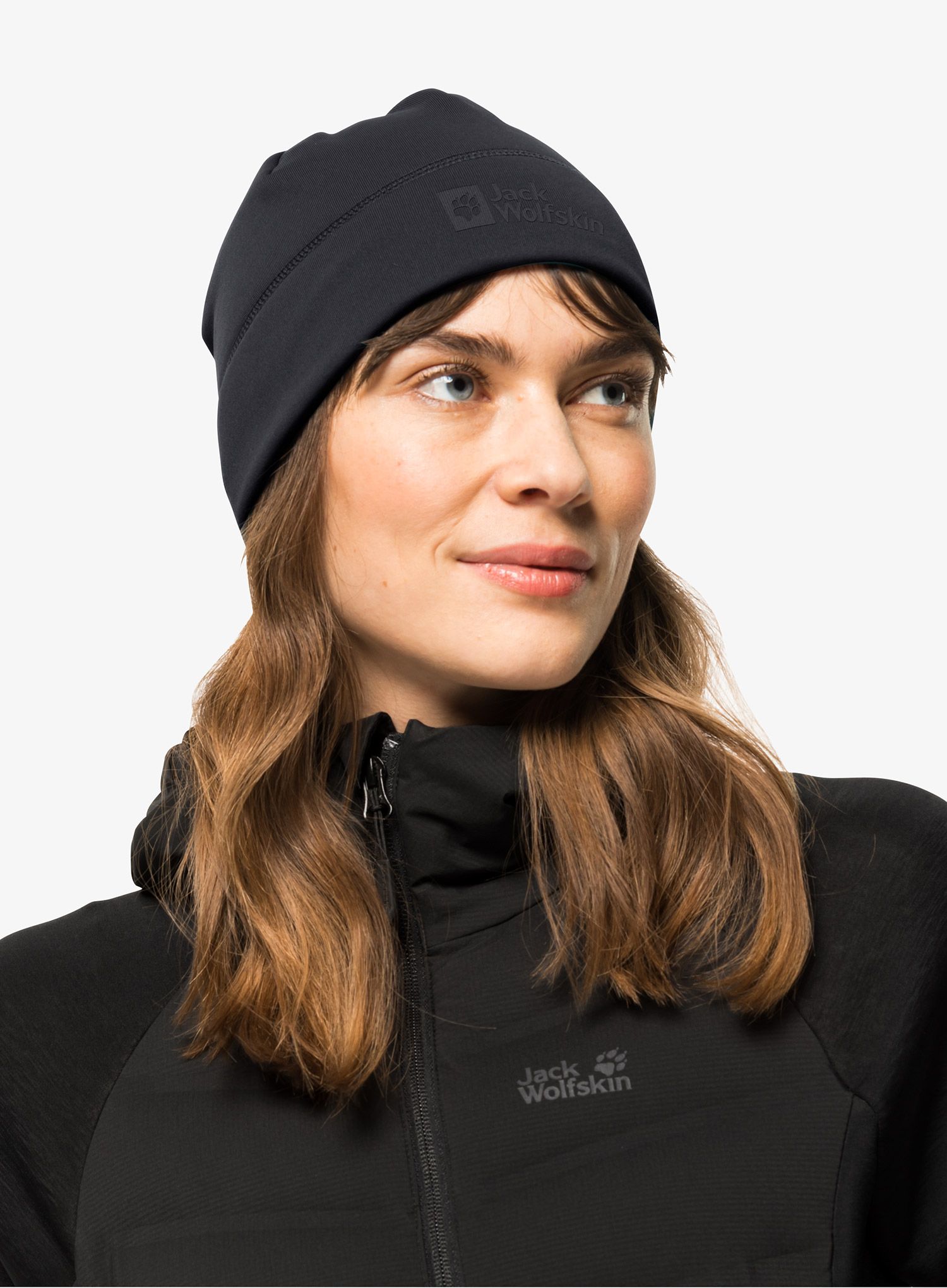 Termo kapa Jack Wolfskin Allrounder Light Beanie - black