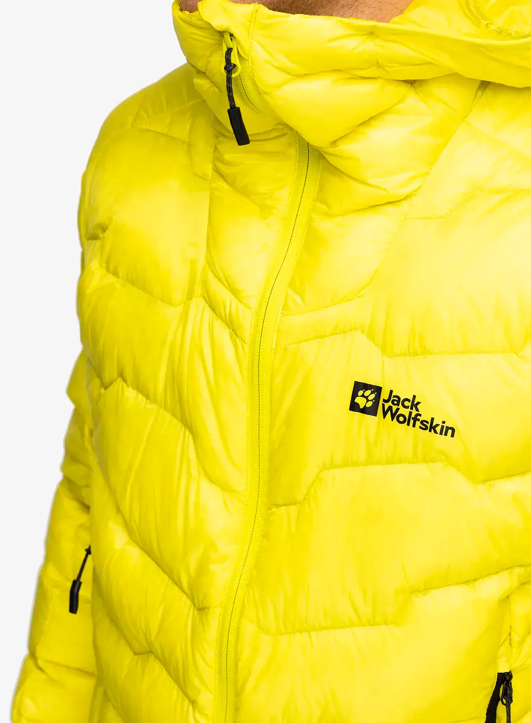 Puhovka Jack Wolfskin Alpspitze Down Hoody - firefly
