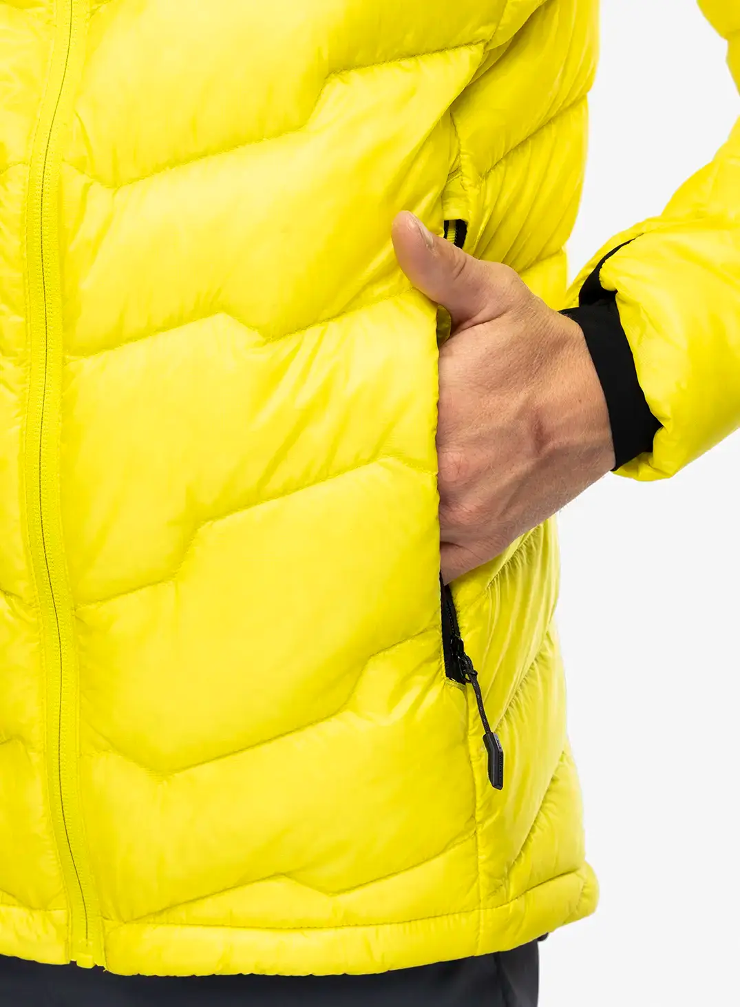 Puhovka Jack Wolfskin Alpspitze Down Hoody - firefly