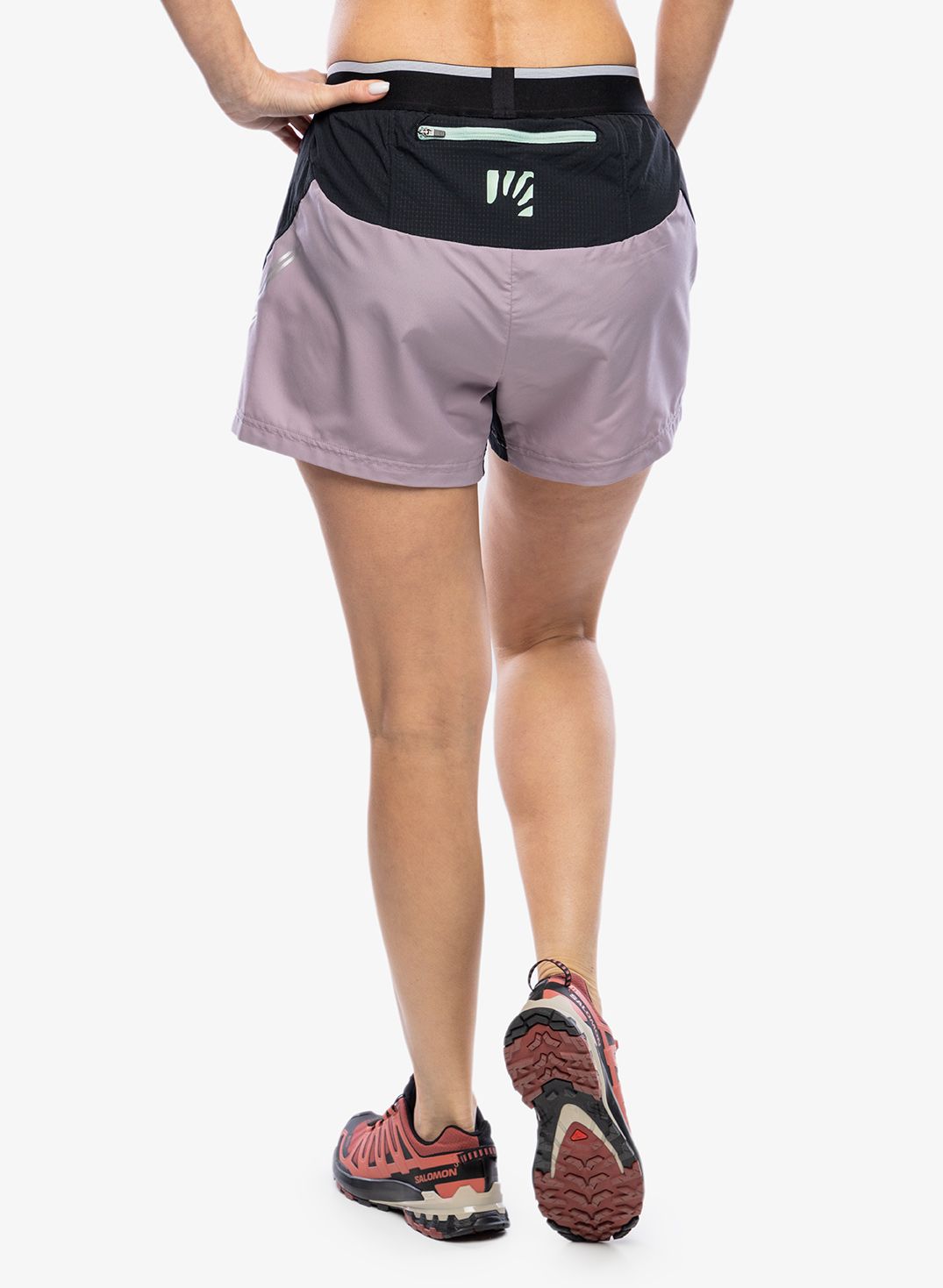 Ženske tekaške kratke hlače Karpos Fast Evo Shorts - nirvana/black
