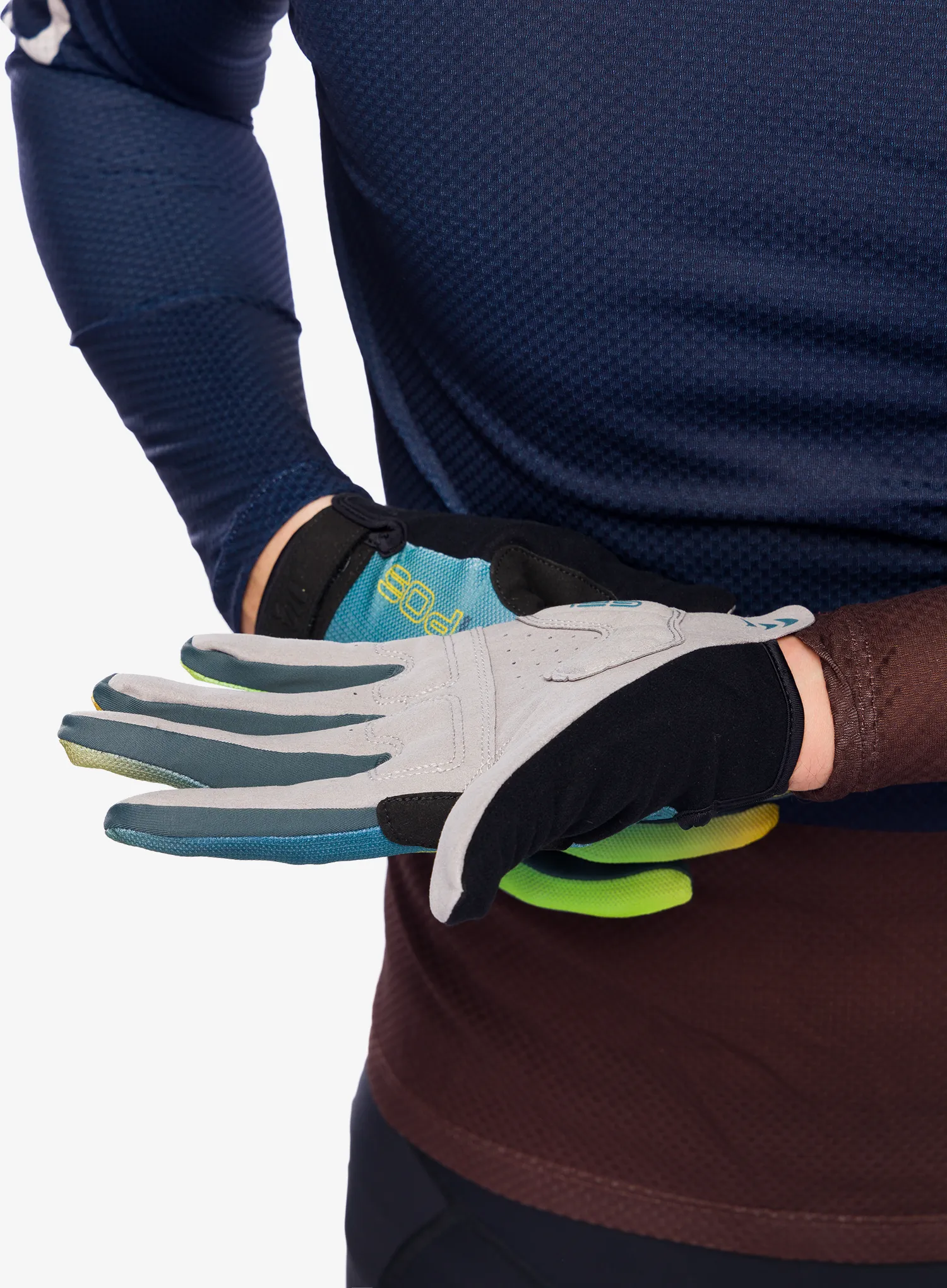 Kolesarske rokavice Karpos Federia Glove - d.slate/north atlantic/l.curry