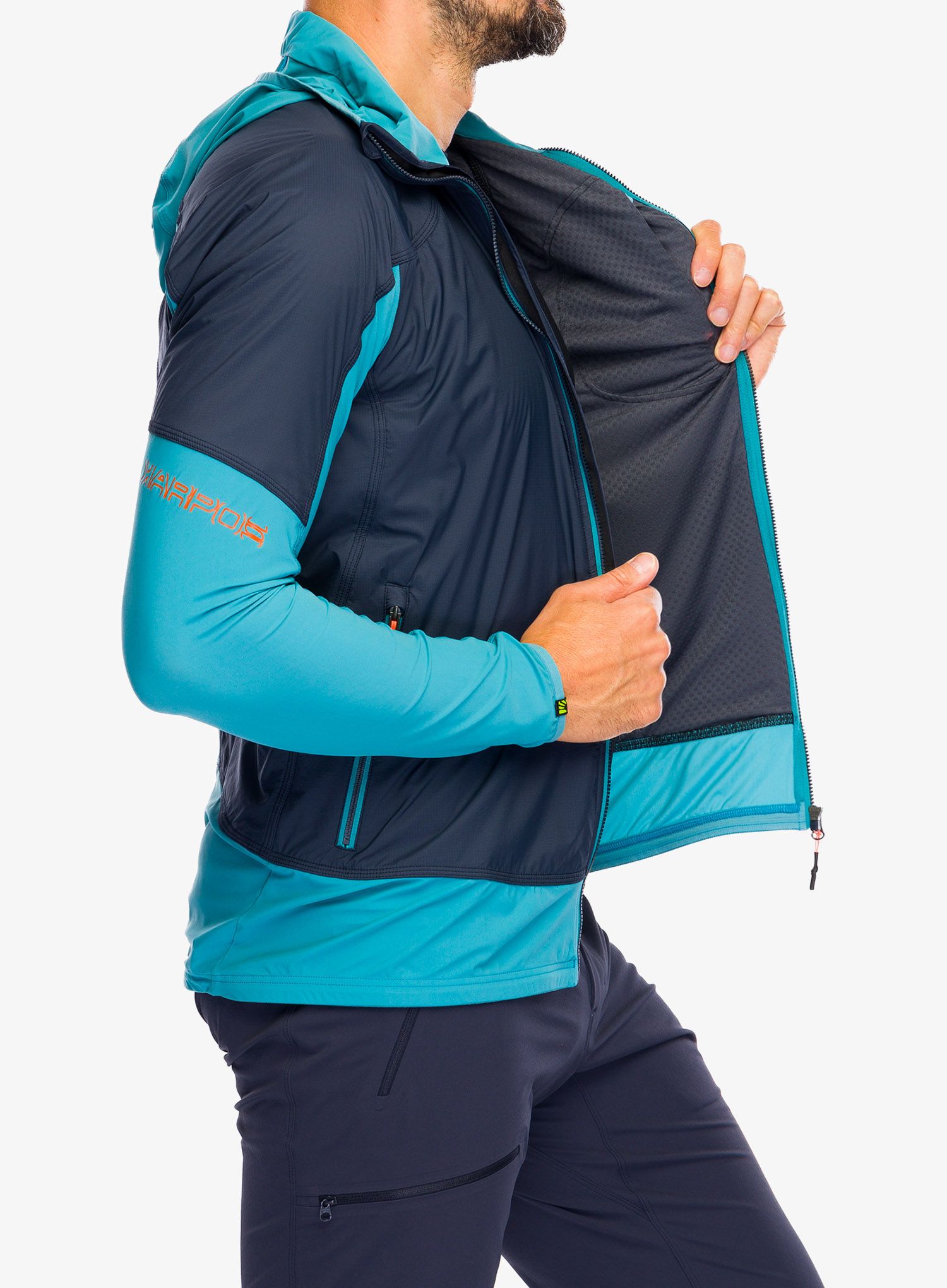 Hibridna jakna Karpos Lavaredo Jacket - outer space/larkspur