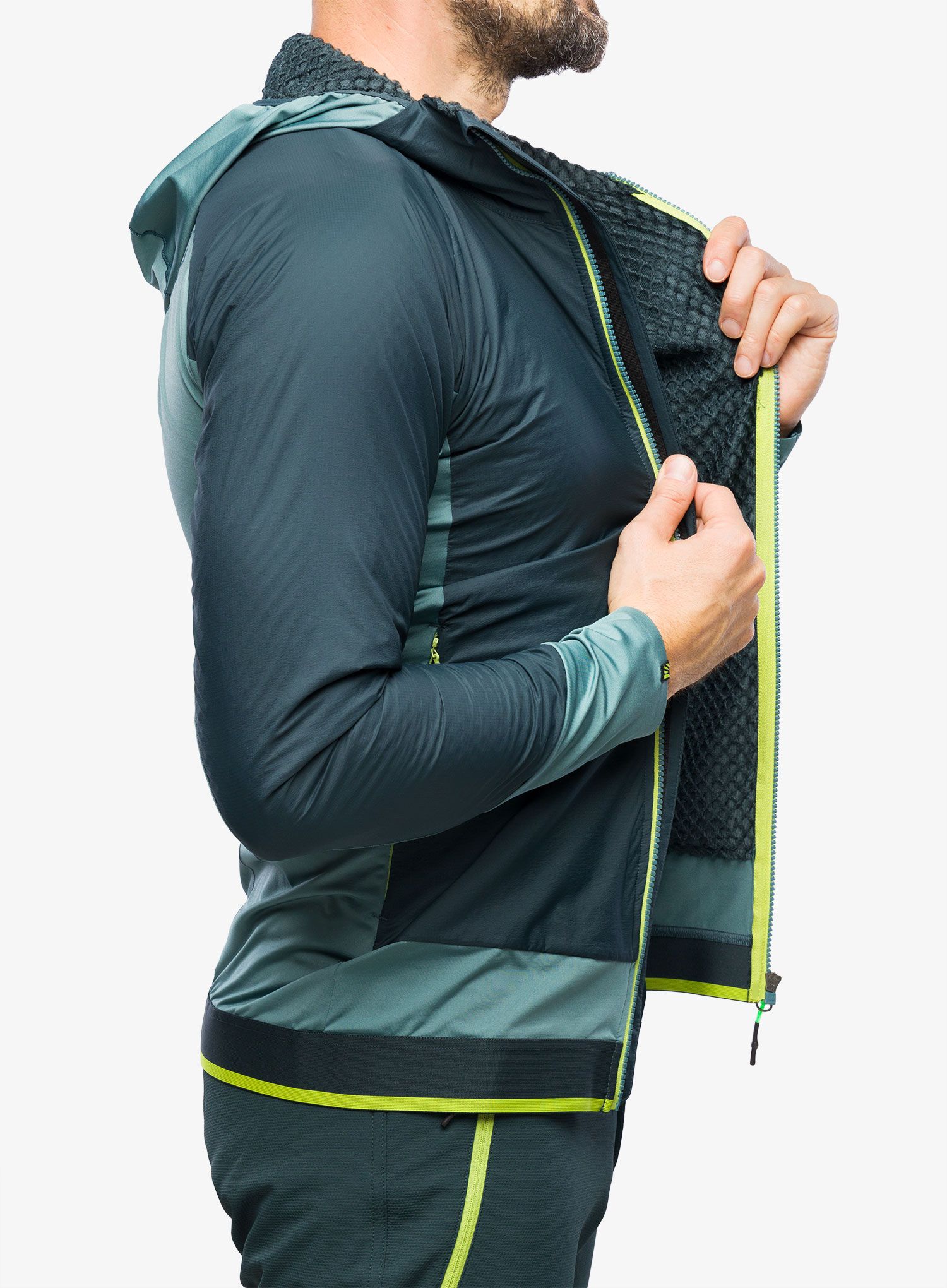 Jakna za tek Karpos Lavaredo Winter Jacket - forest/north atlantic