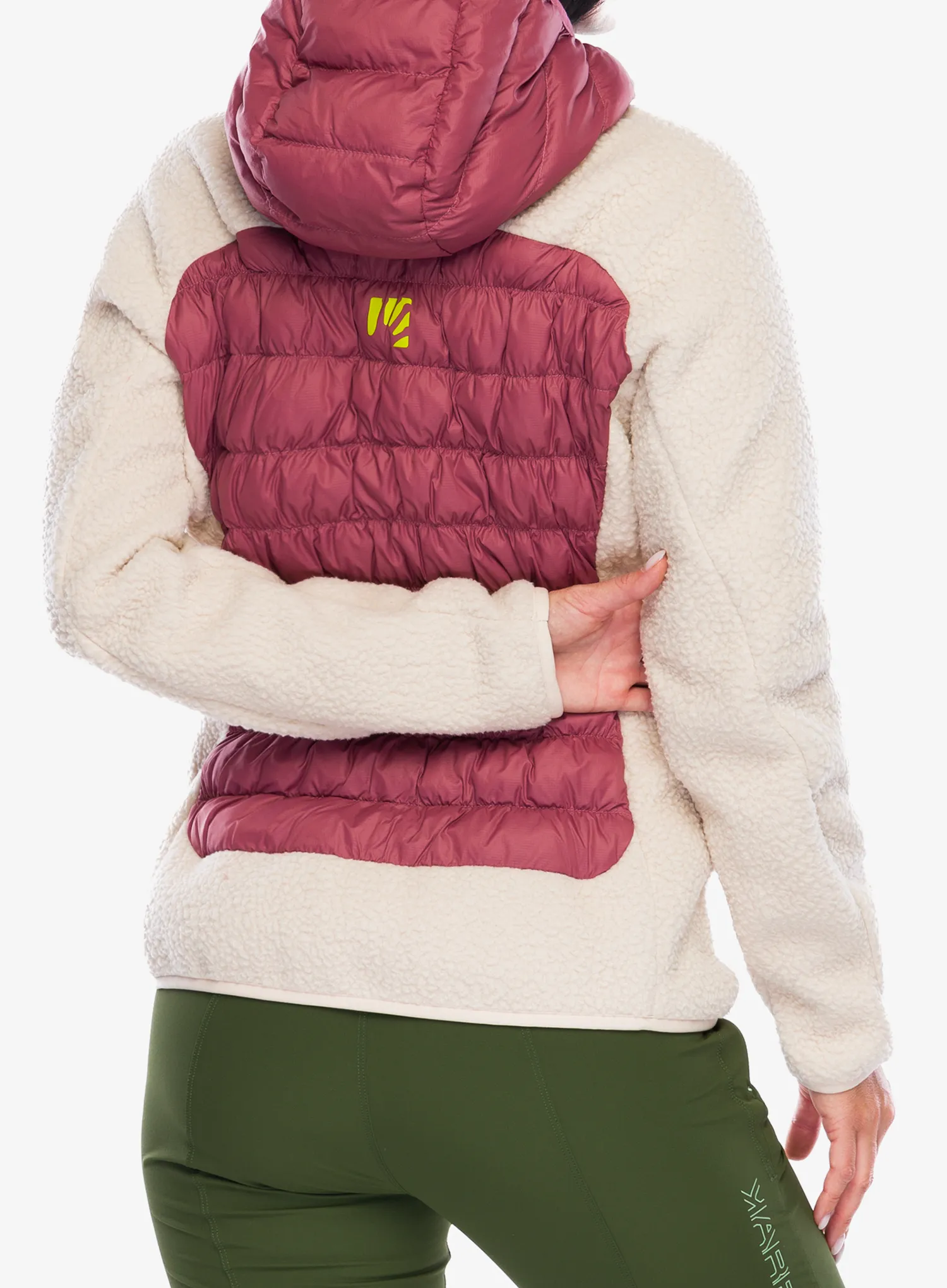 Ženska hibridna jakna Karpos Marmarole Retro Jacket - deco rose/oat