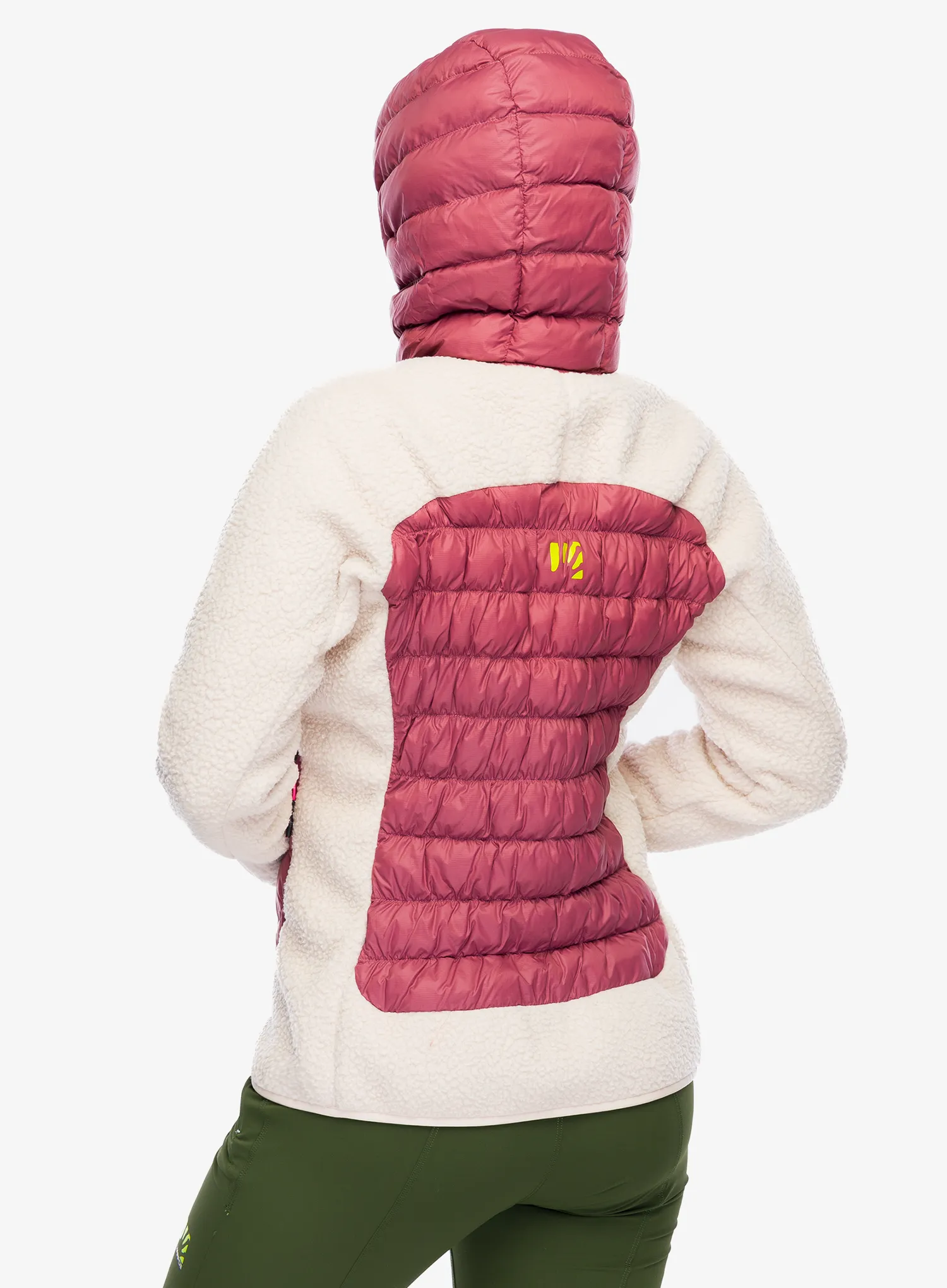 Ženska hibridna jakna Karpos Marmarole Retro Jacket - deco rose/oat