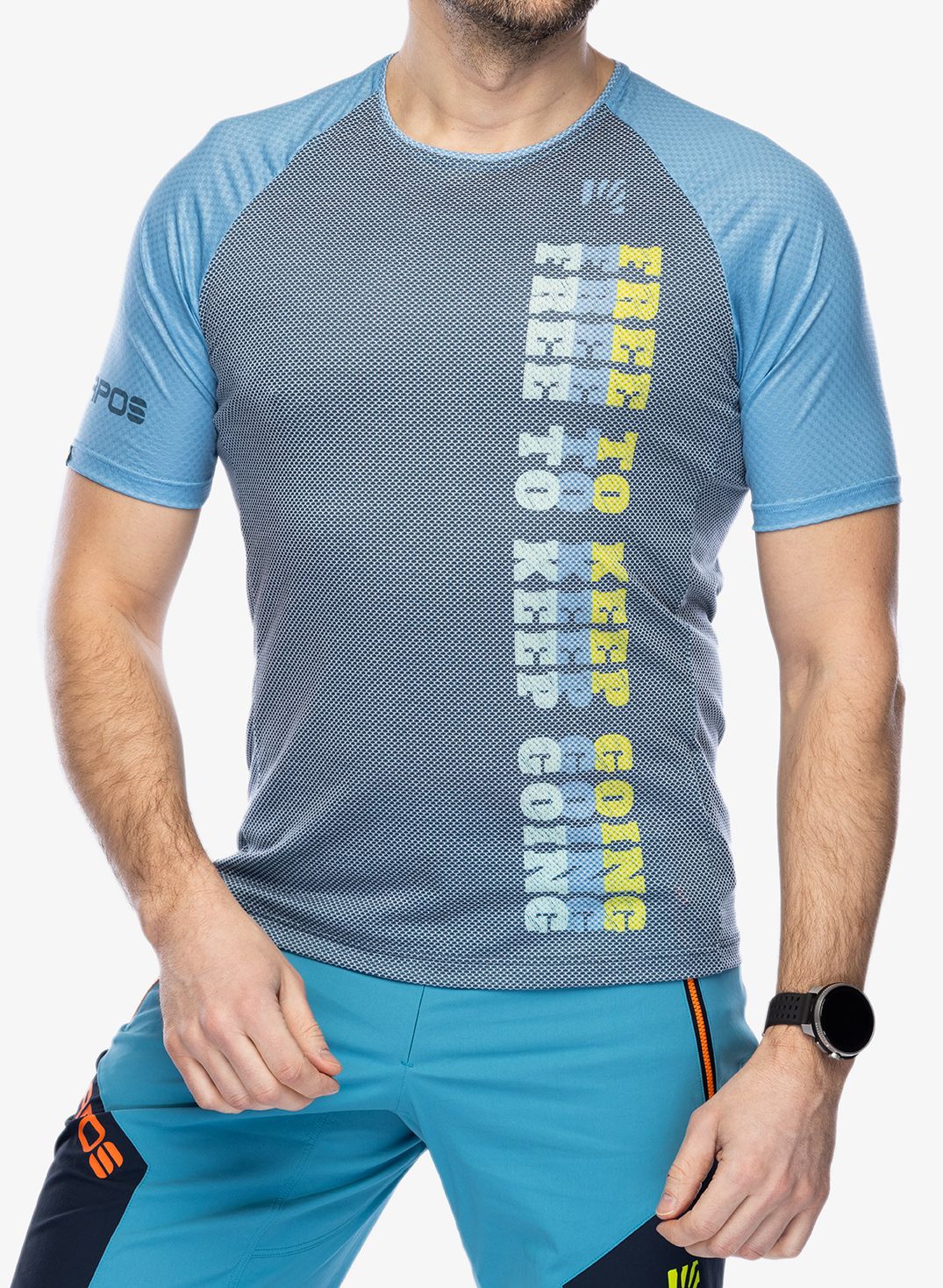 Športna majica Karpos Moved Evo Jersey - stargazer/niagara