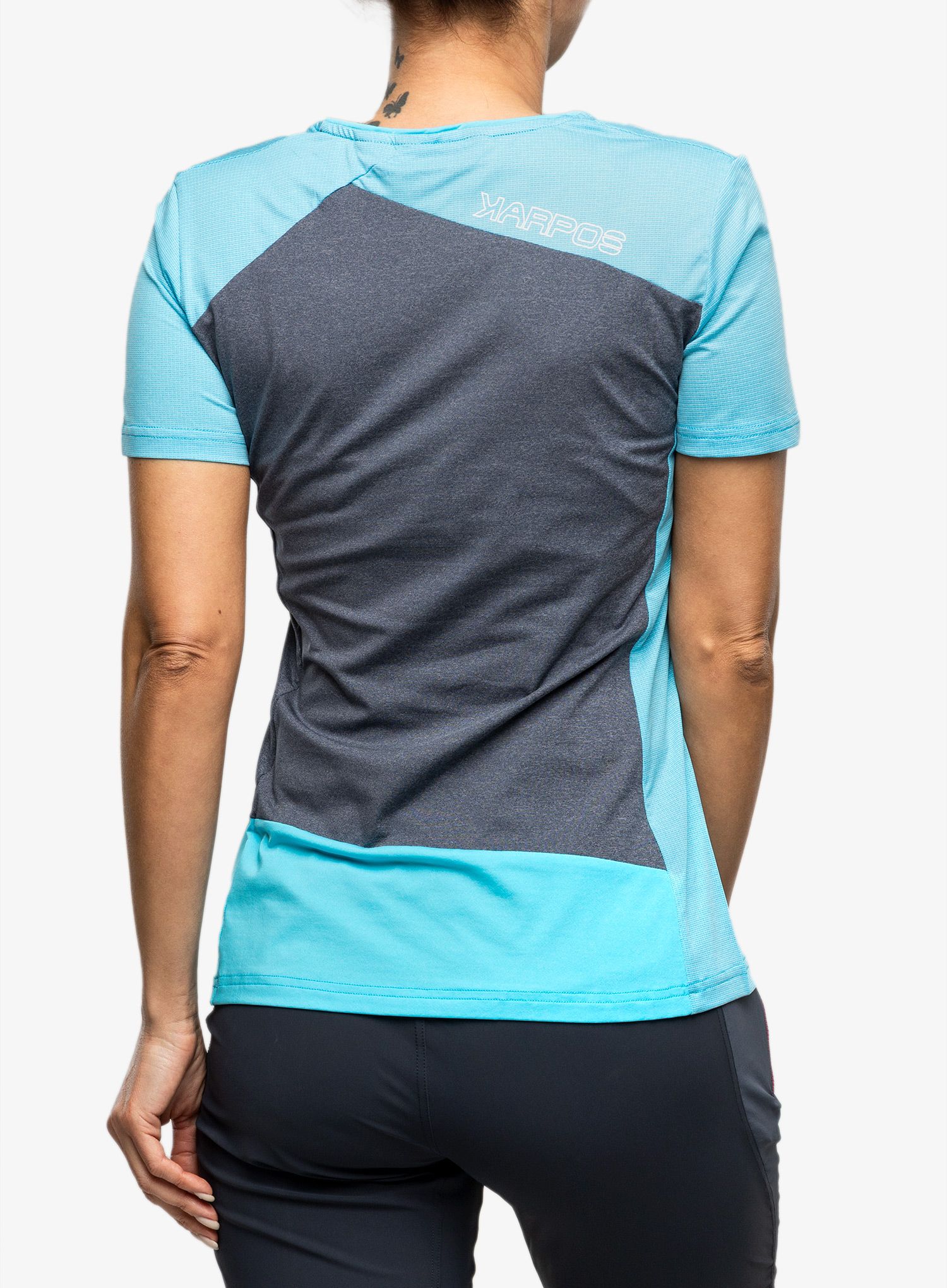 Ženska majica Karpos Nuvolau Jersey - blue atoll/sky captain