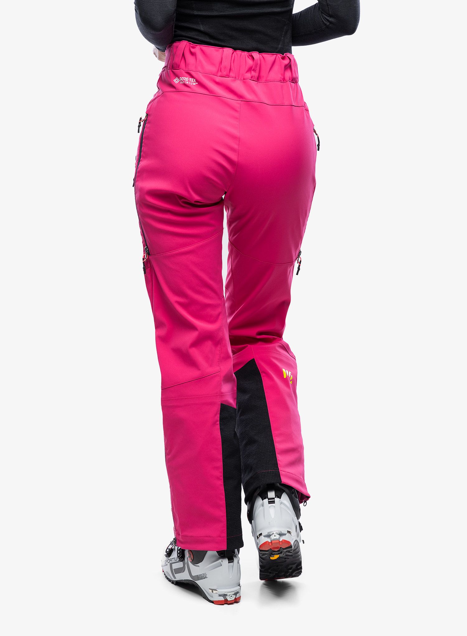 Ženske hlače za turno smučanje Karpos Palu Pant - pink/vulcan