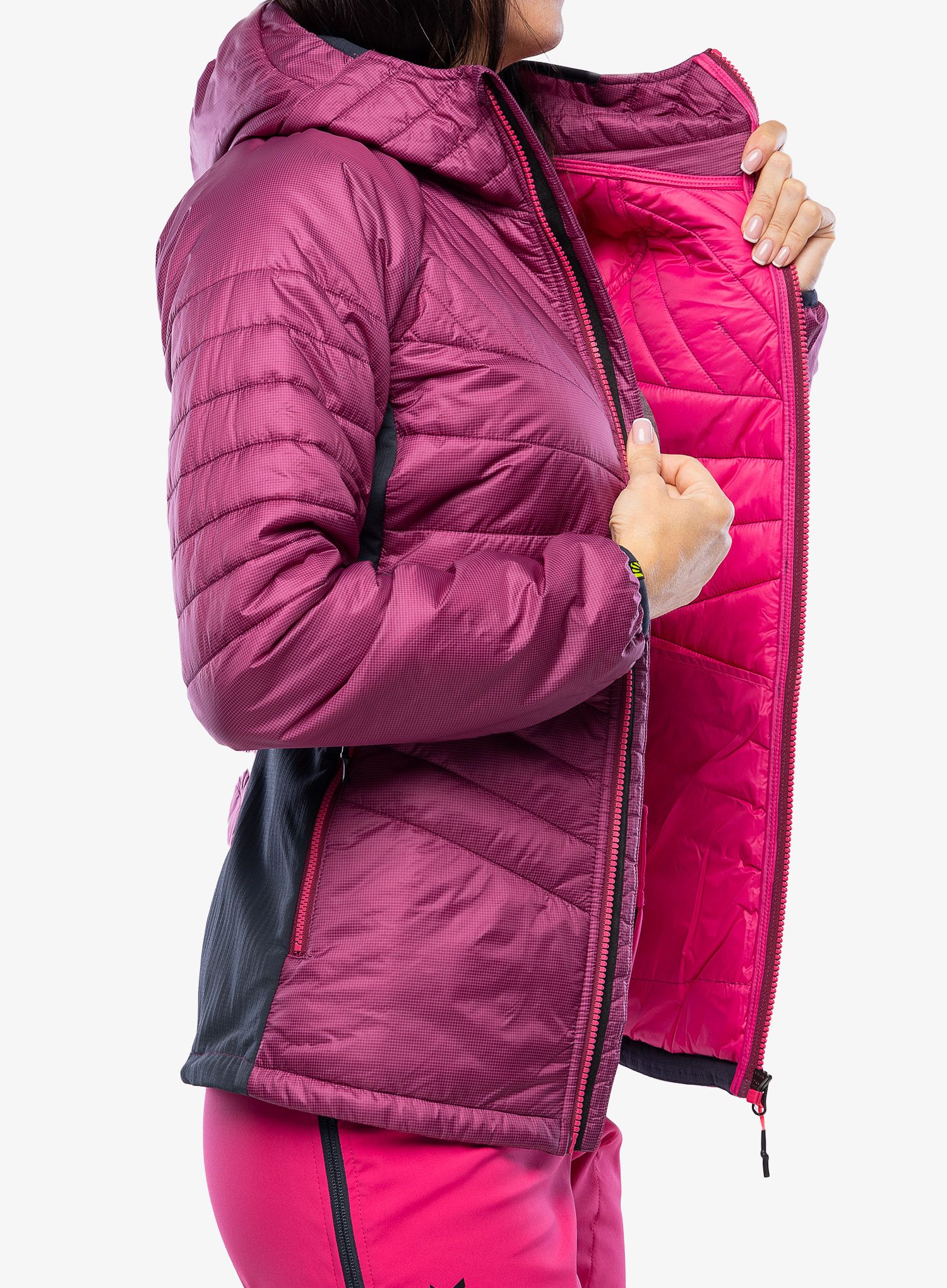 Ženska sintetična jakna Karpos Pian Longhi Jacket - boysenberry/vulcan