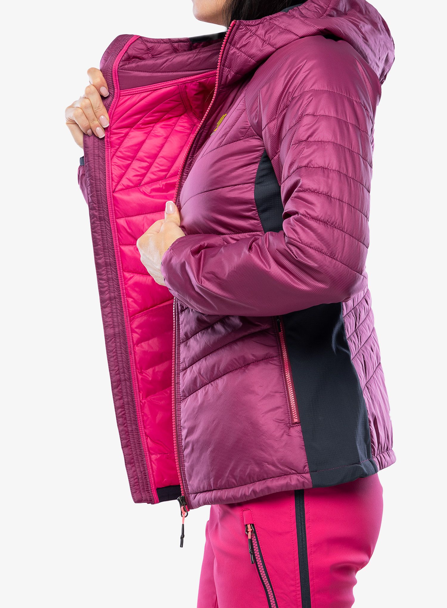 Ženska sintetična jakna Karpos Pian Longhi Jacket - boysenberry/vulcan