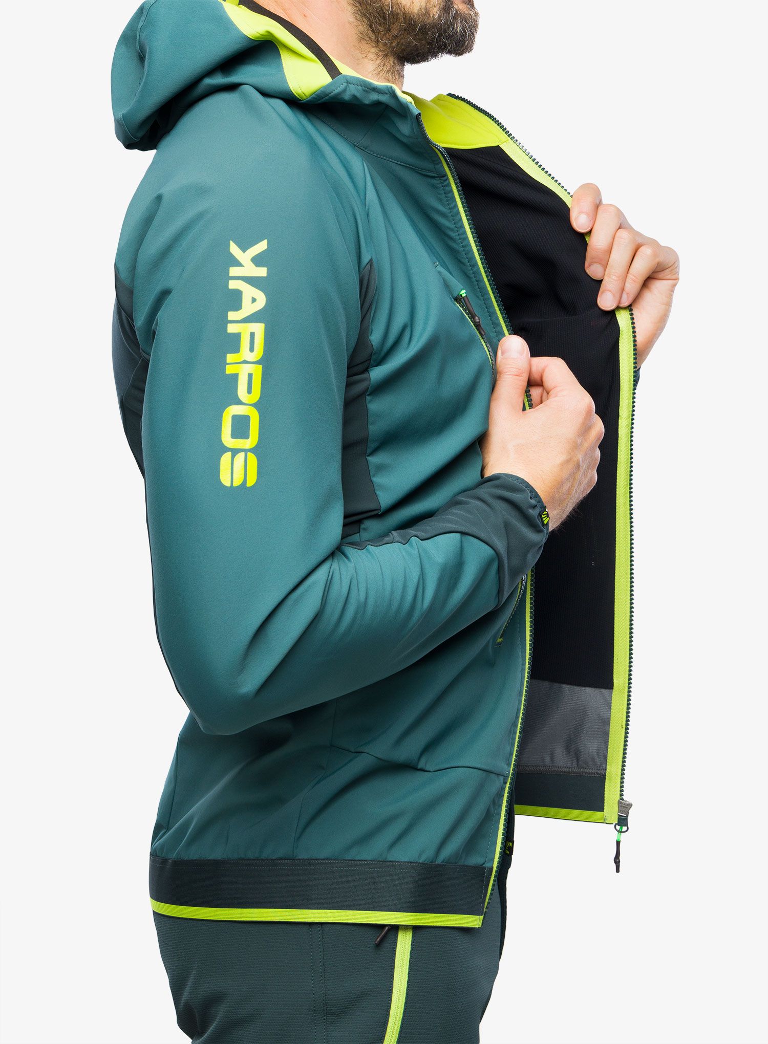 Jakna za turno smučanje Karpos Piz Palu Evo Jacket - balsam/forest
