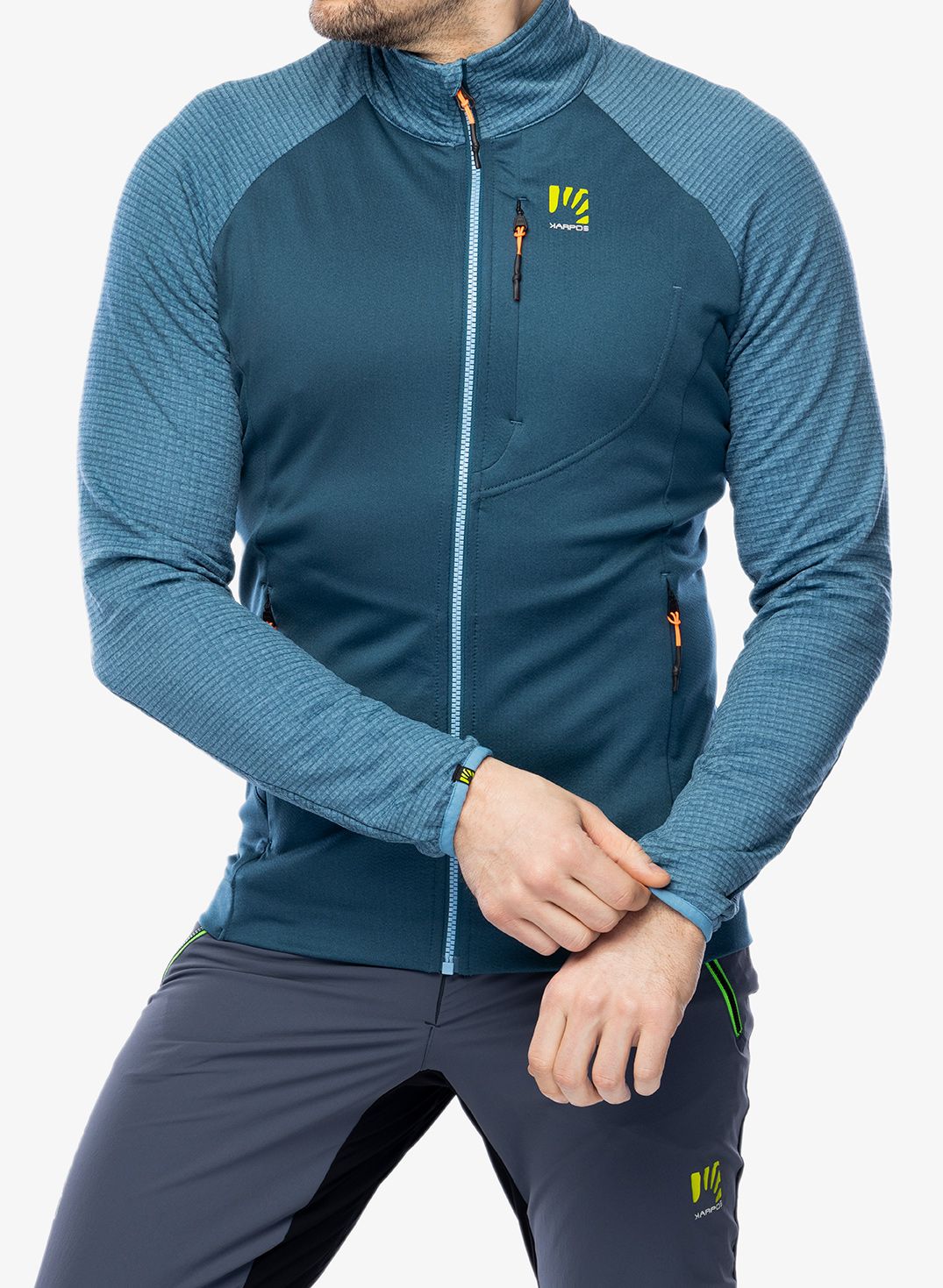 Jopica z zadrgo Karpos Pizzocco Evo Full-Zip Fleece - stargazer/niagara