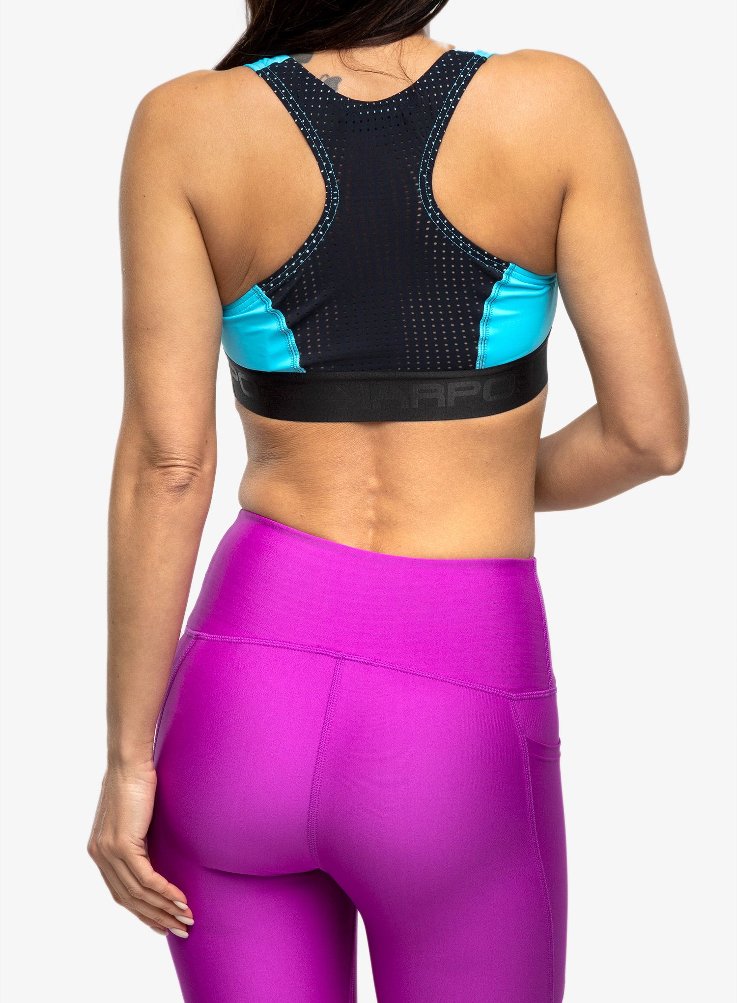 Športni nedrček Karpos Quick Evo Bra - blue atoll/sky captain