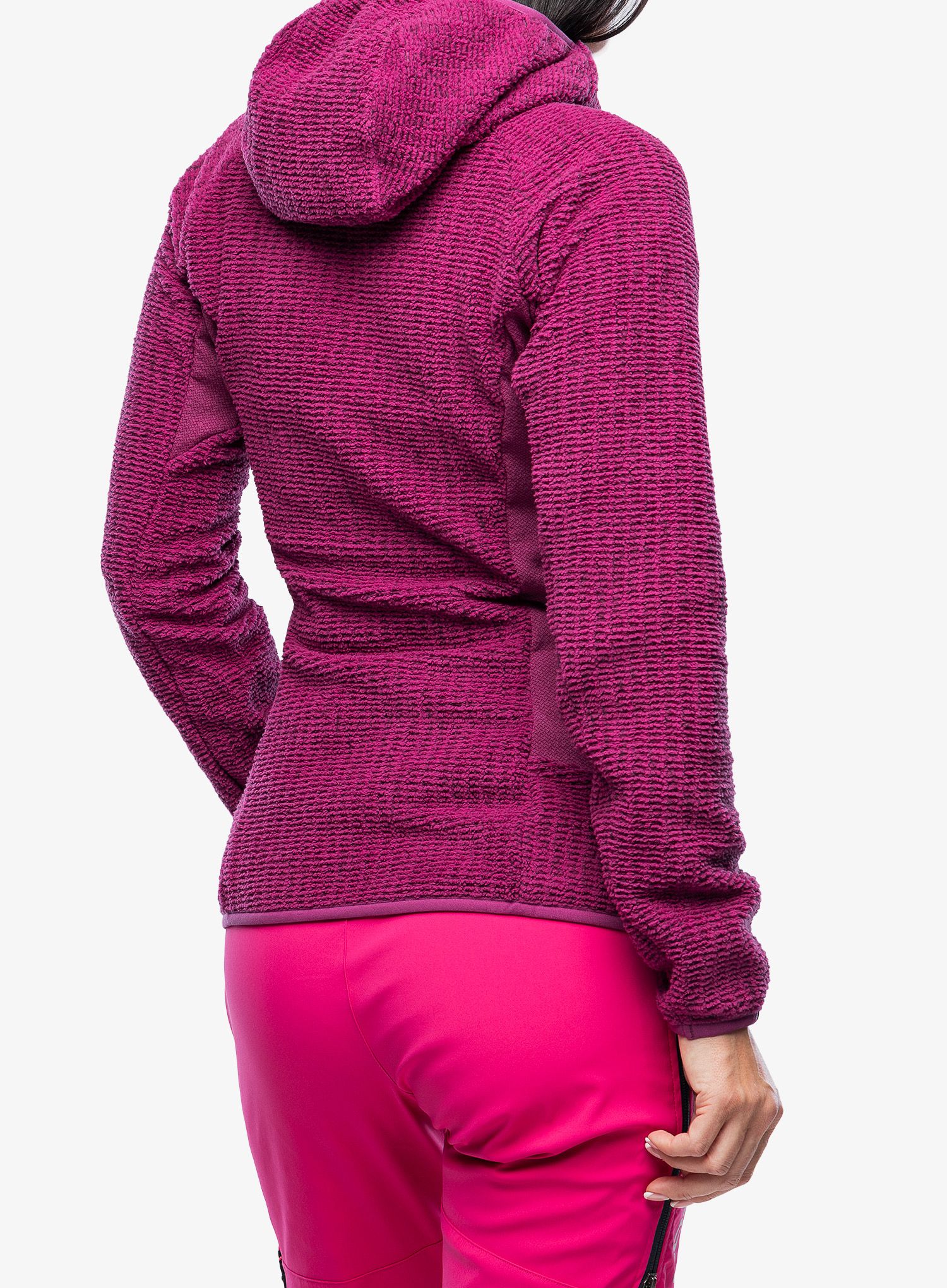 Ženska jopica Karpos Rocchetta Hoodie Fleece - boysenberry