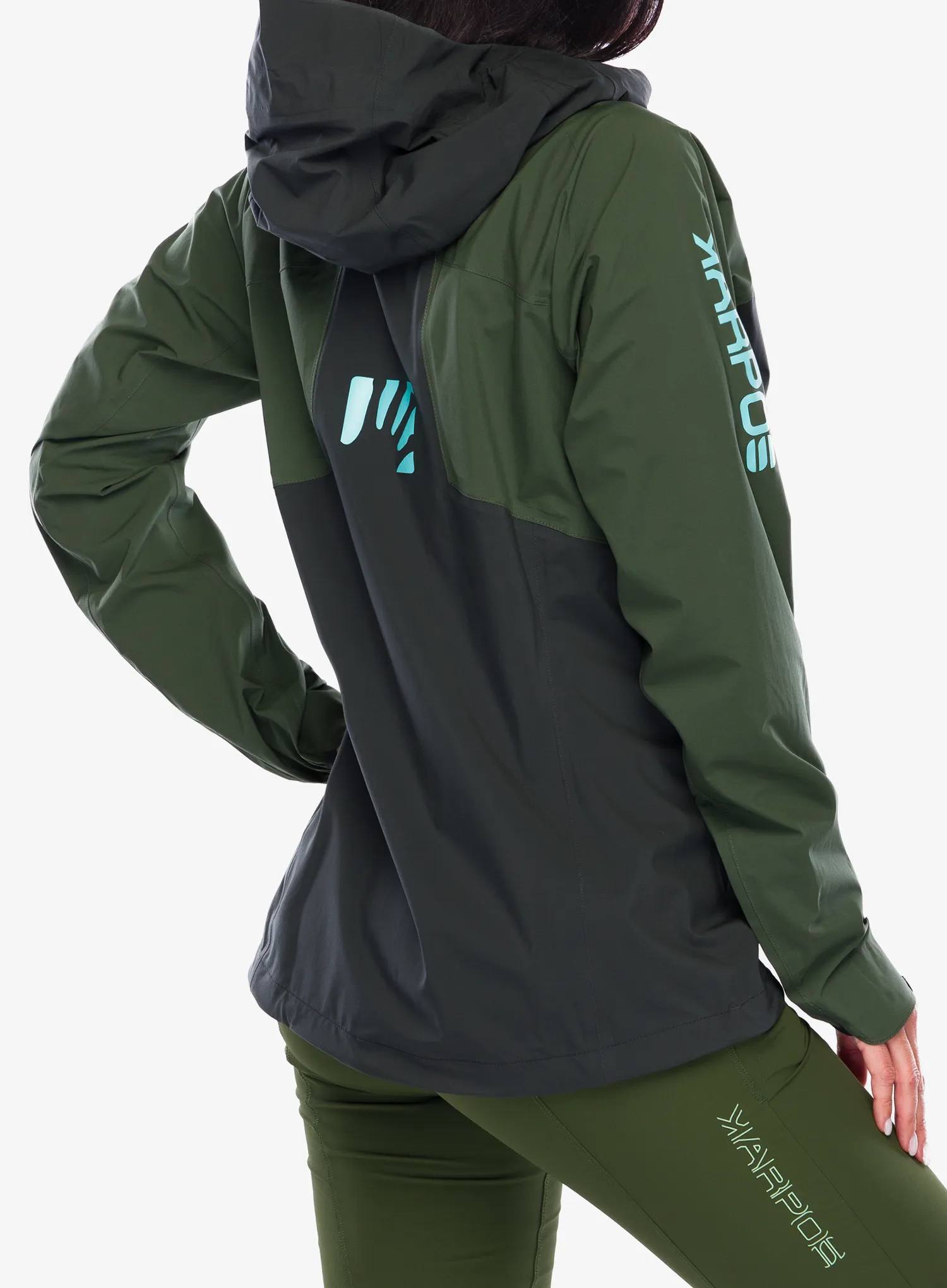 Ženska jakna Karpos Valsesia Shell Jacket - black sand/thyme