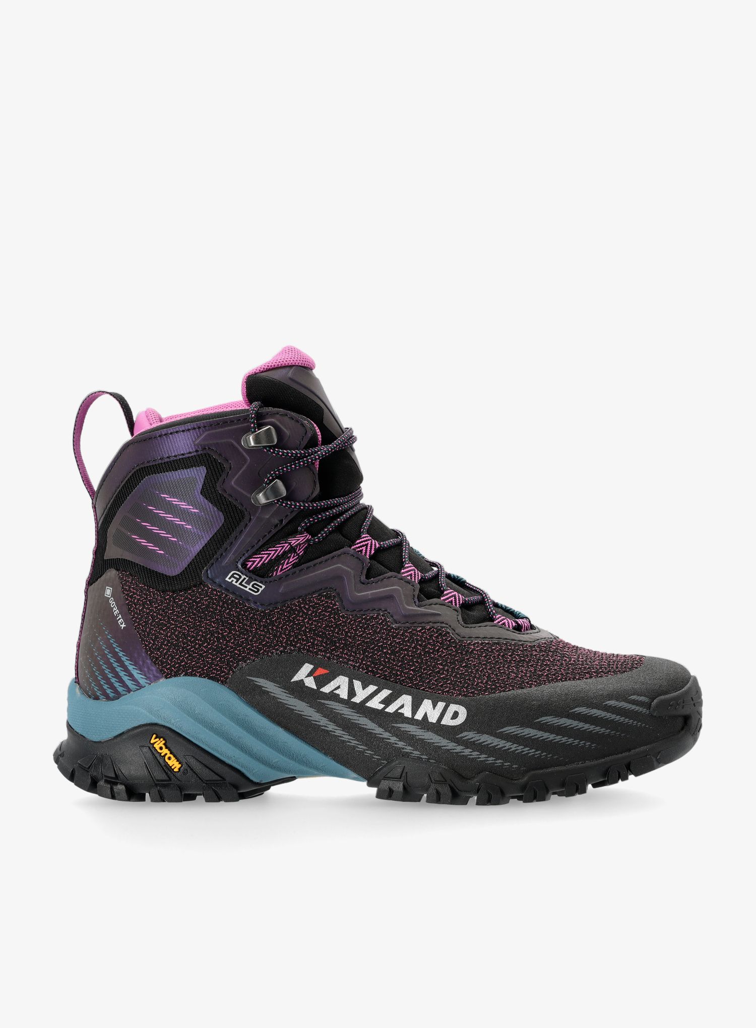 Ženski pohodniški čevlji Kayland Duke Mid GTX - black/violet