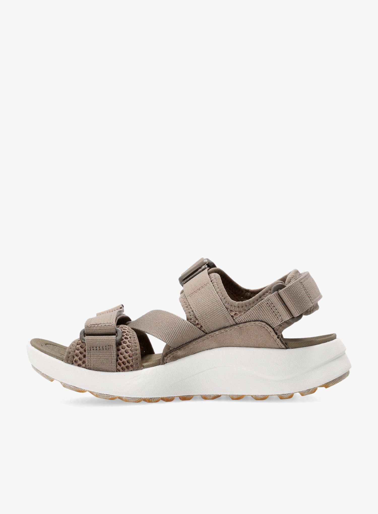 Ženski pohodniški sandali Keen Elle Sport Backstrap - brindle/star white