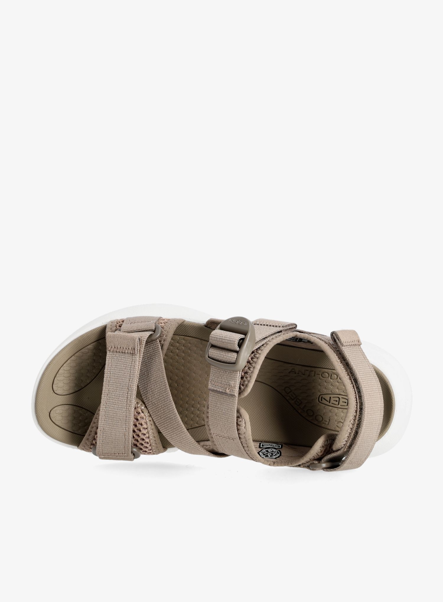 Ženski pohodniški sandali Keen Elle Sport Backstrap - brindle/star white