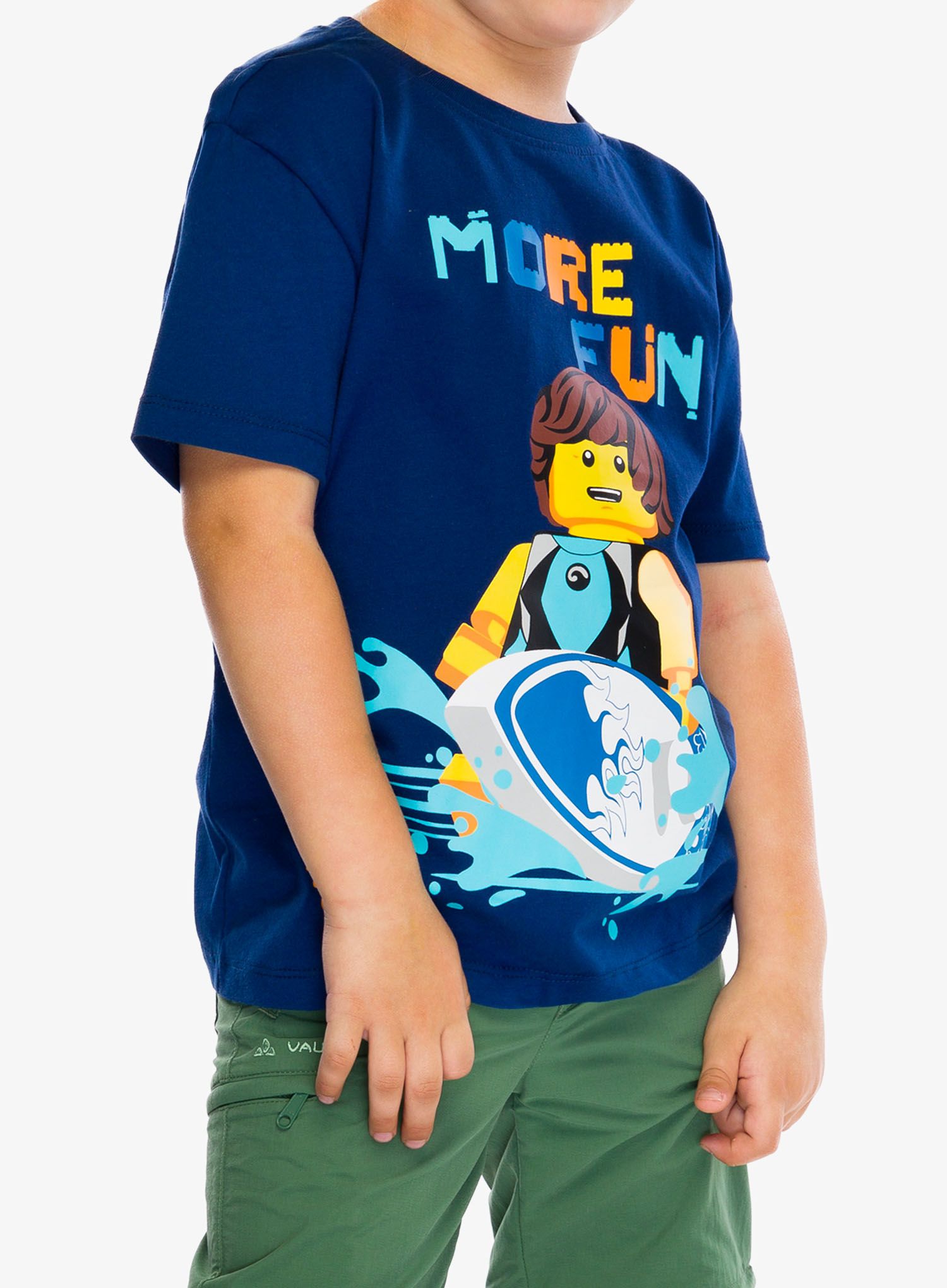 Otroška majica LEGO LW Tano 317 - dark blue