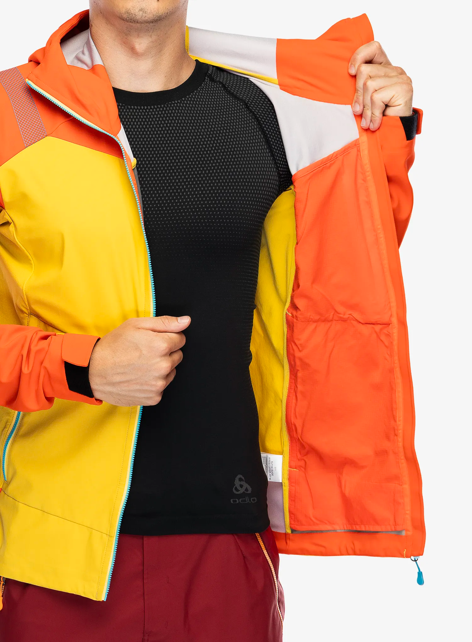 Softshell jakna La Sportiva Alpine Guide Windstopper Jacket - bamboo/cherry tomato