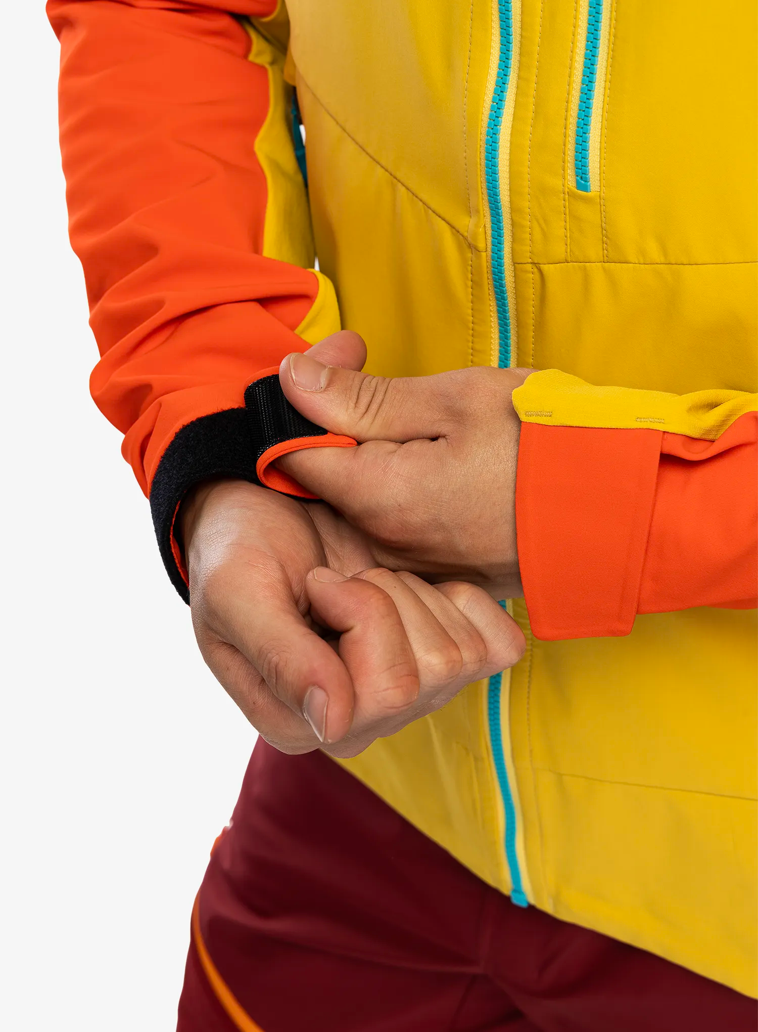 Softshell jakna La Sportiva Alpine Guide Windstopper Jacket - bamboo/cherry tomato
