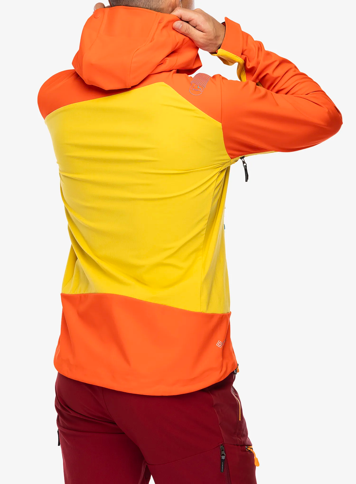 Softshell jakna La Sportiva Alpine Guide Windstopper Jacket - bamboo/cherry tomato