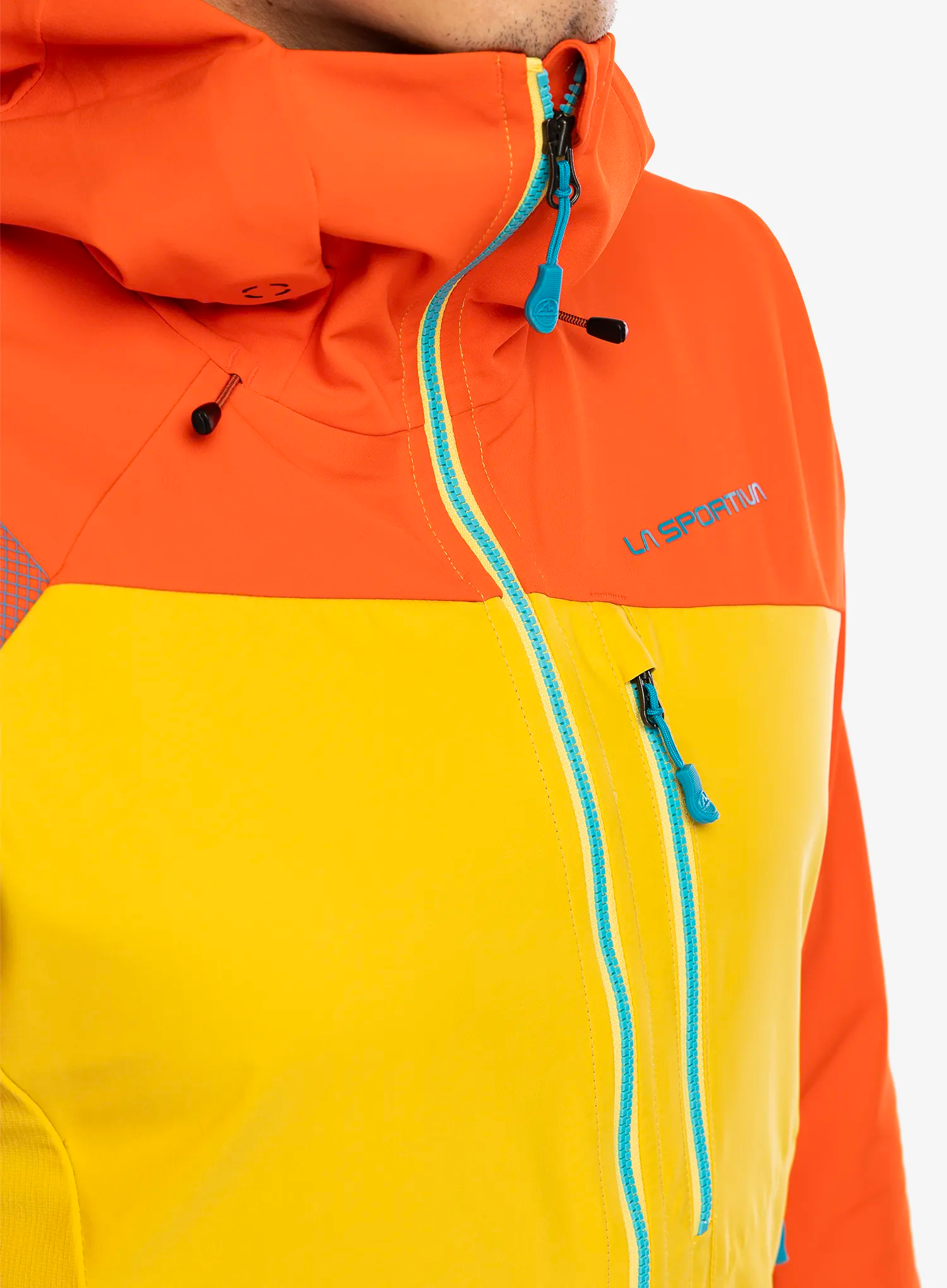 Softshell jakna La Sportiva Alpine Guide Windstopper Jacket - bamboo/cherry tomato
