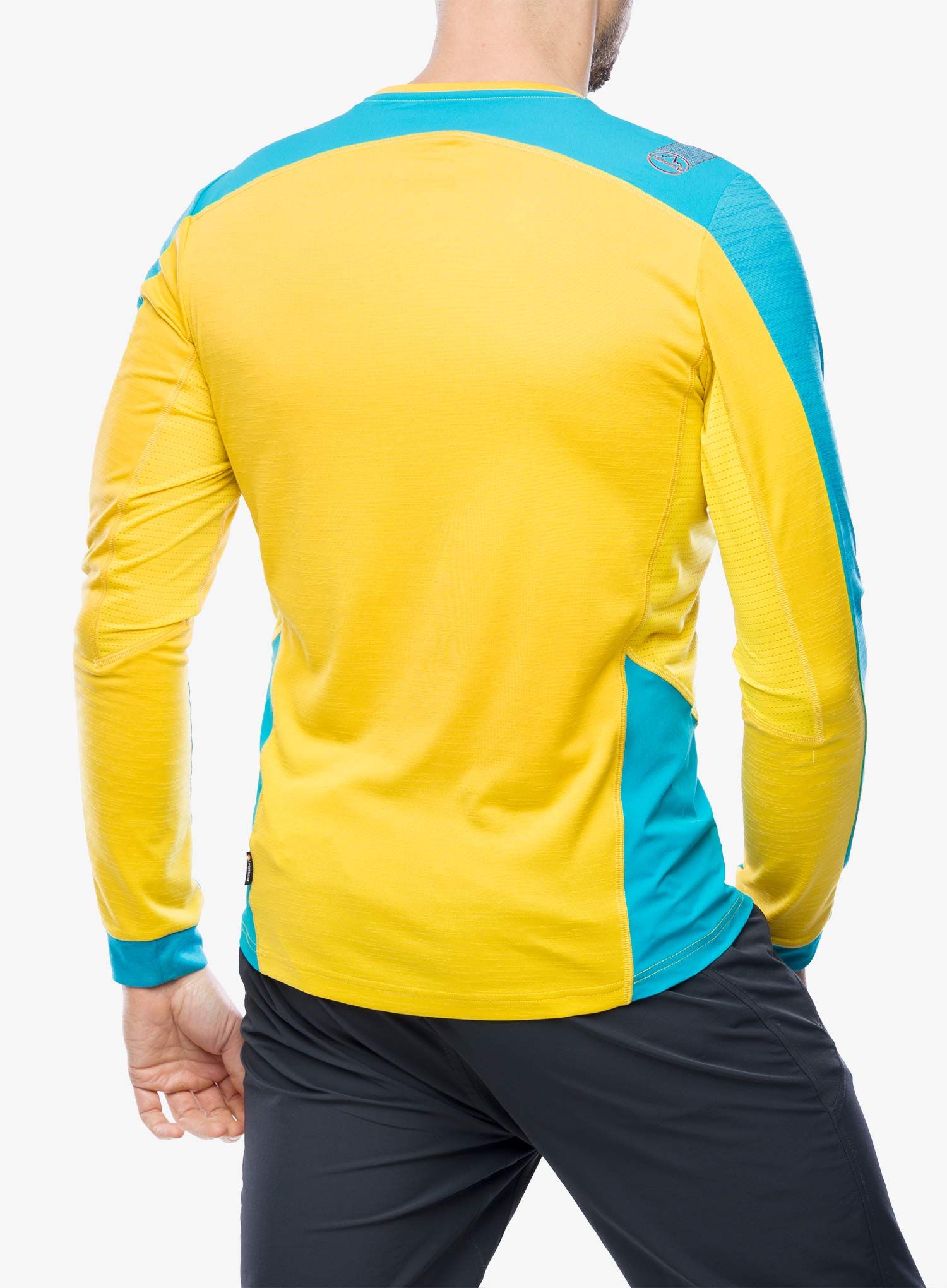 Termo flis jopa La Sportiva Beyond Long Sleeve - bamboo/tropic blue