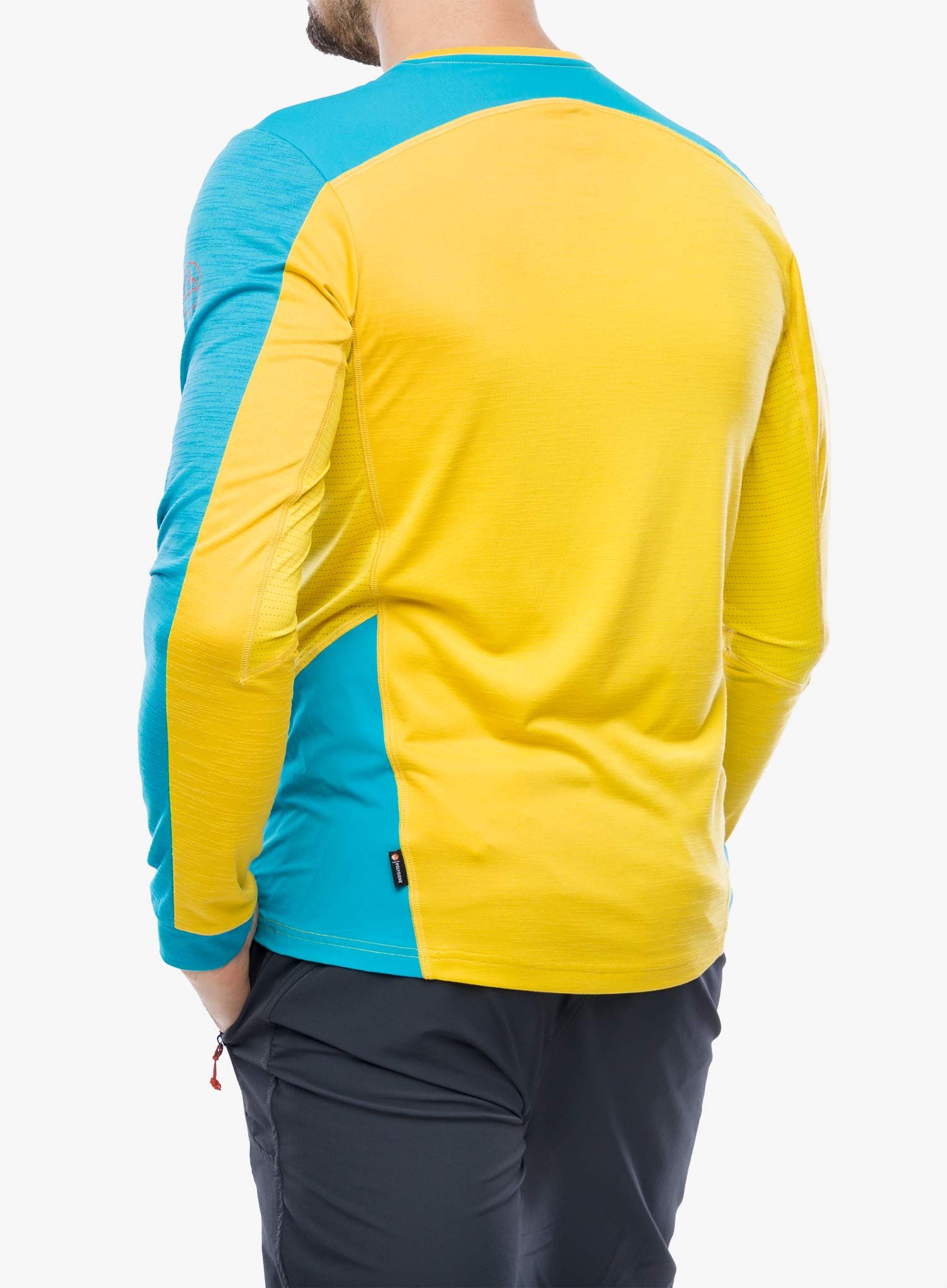 Termo flis jopa La Sportiva Beyond Long Sleeve - bamboo/tropic blue