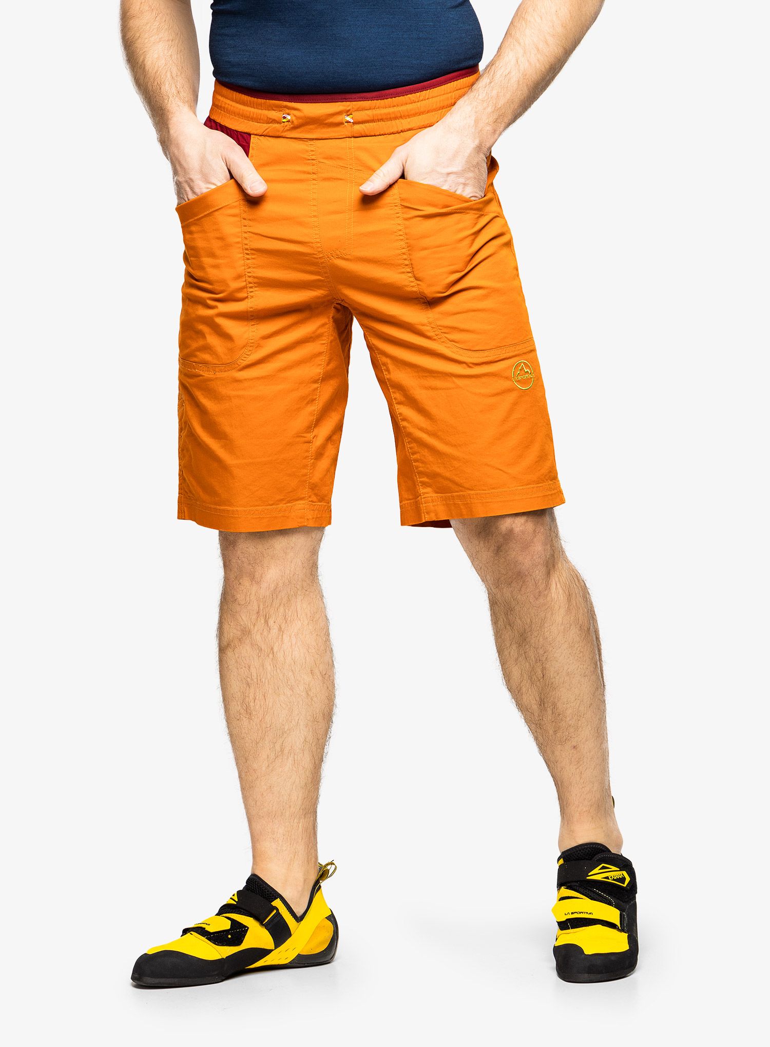 Plezalne kratke hlače La Sportiva Bleauser Short - hawaiian sun/sangria