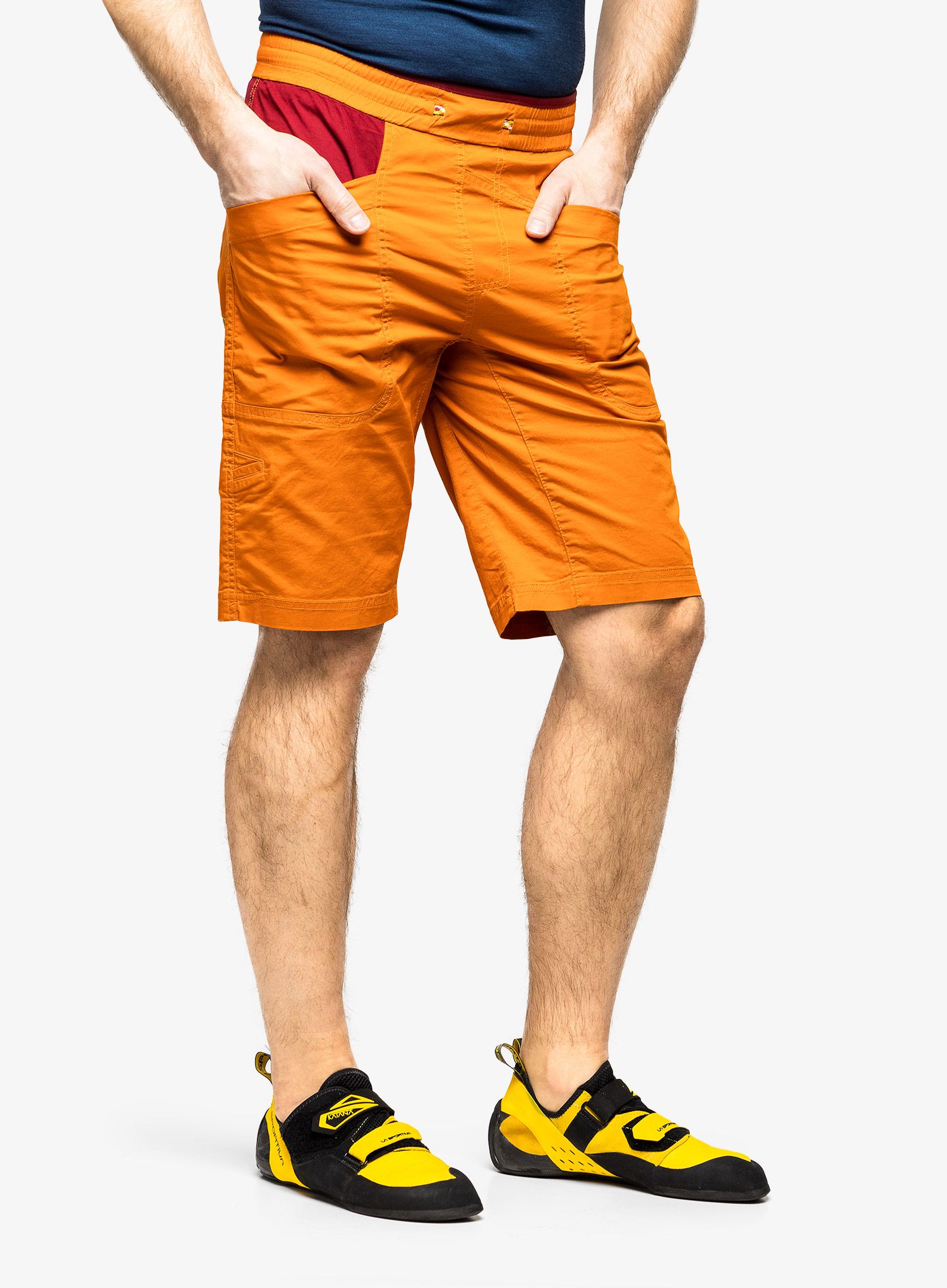 Plezalne kratke hlače La Sportiva Bleauser Short - hawaiian sun/sangria