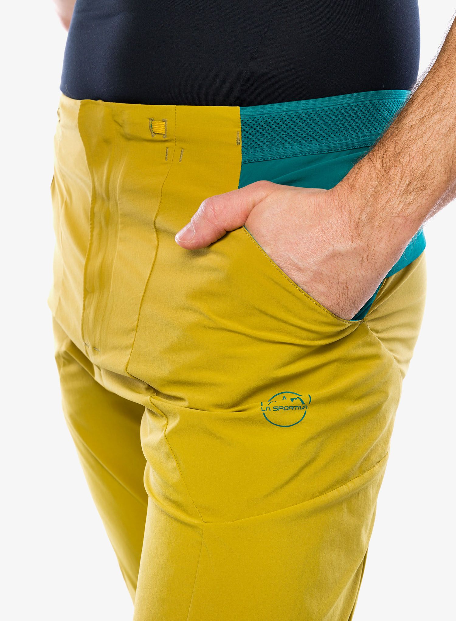Pohodne hlače La Sportiva Brush Pant - savana/everglade