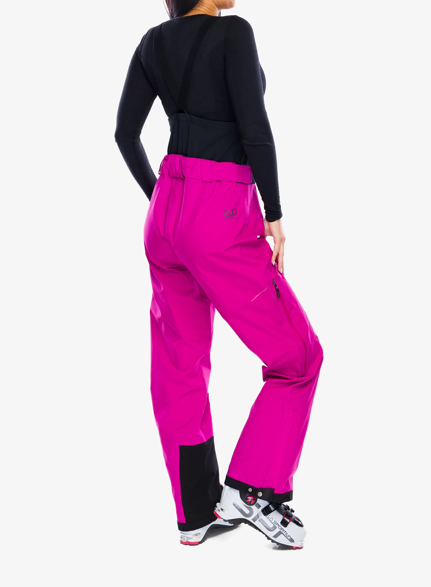 Ženske smučarske hlače La Sportiva Chaser Evo Shell Bib Pant - springtime