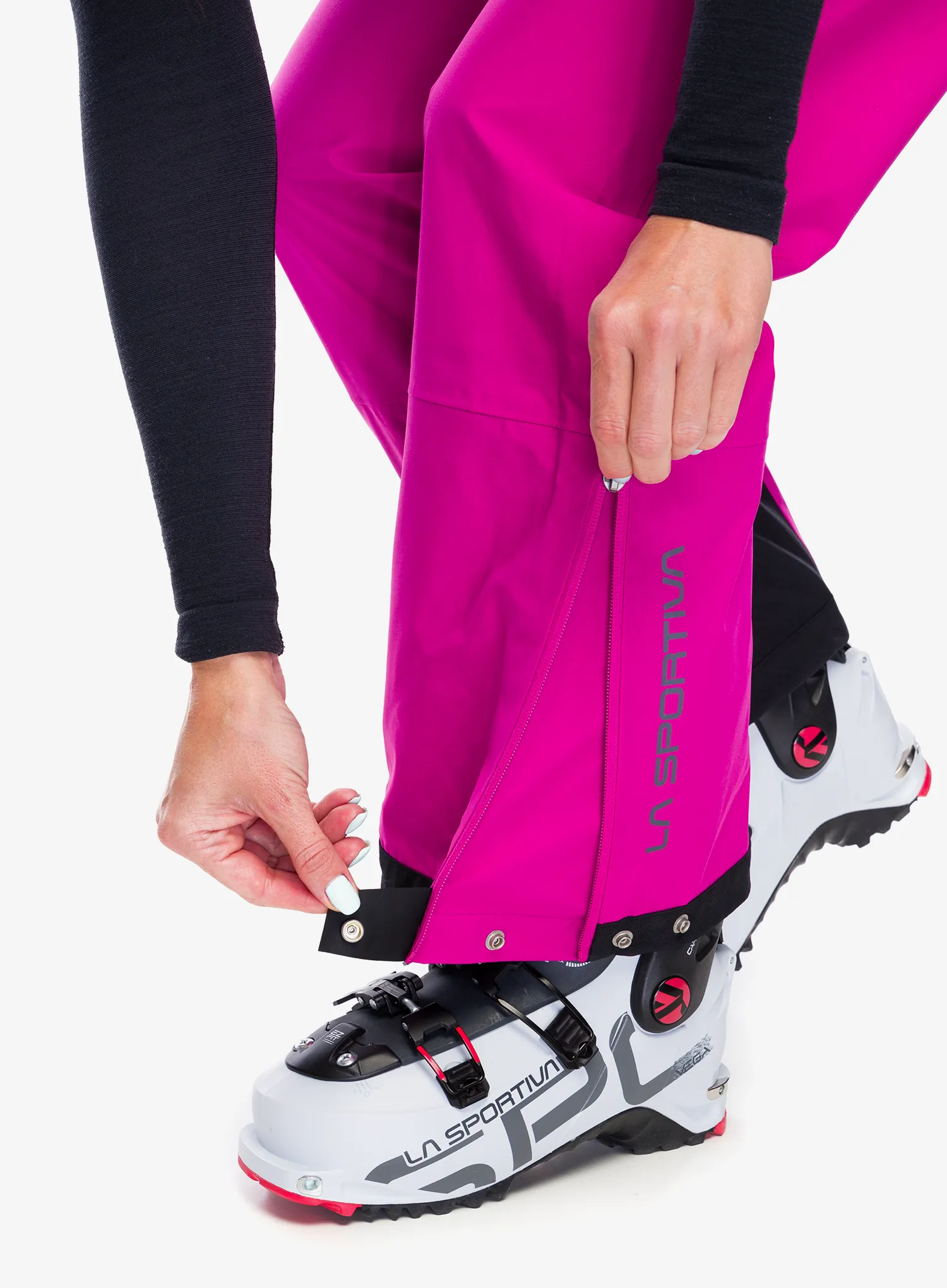 Ženske smučarske hlače La Sportiva Chaser Evo Shell Bib Pant - springtime