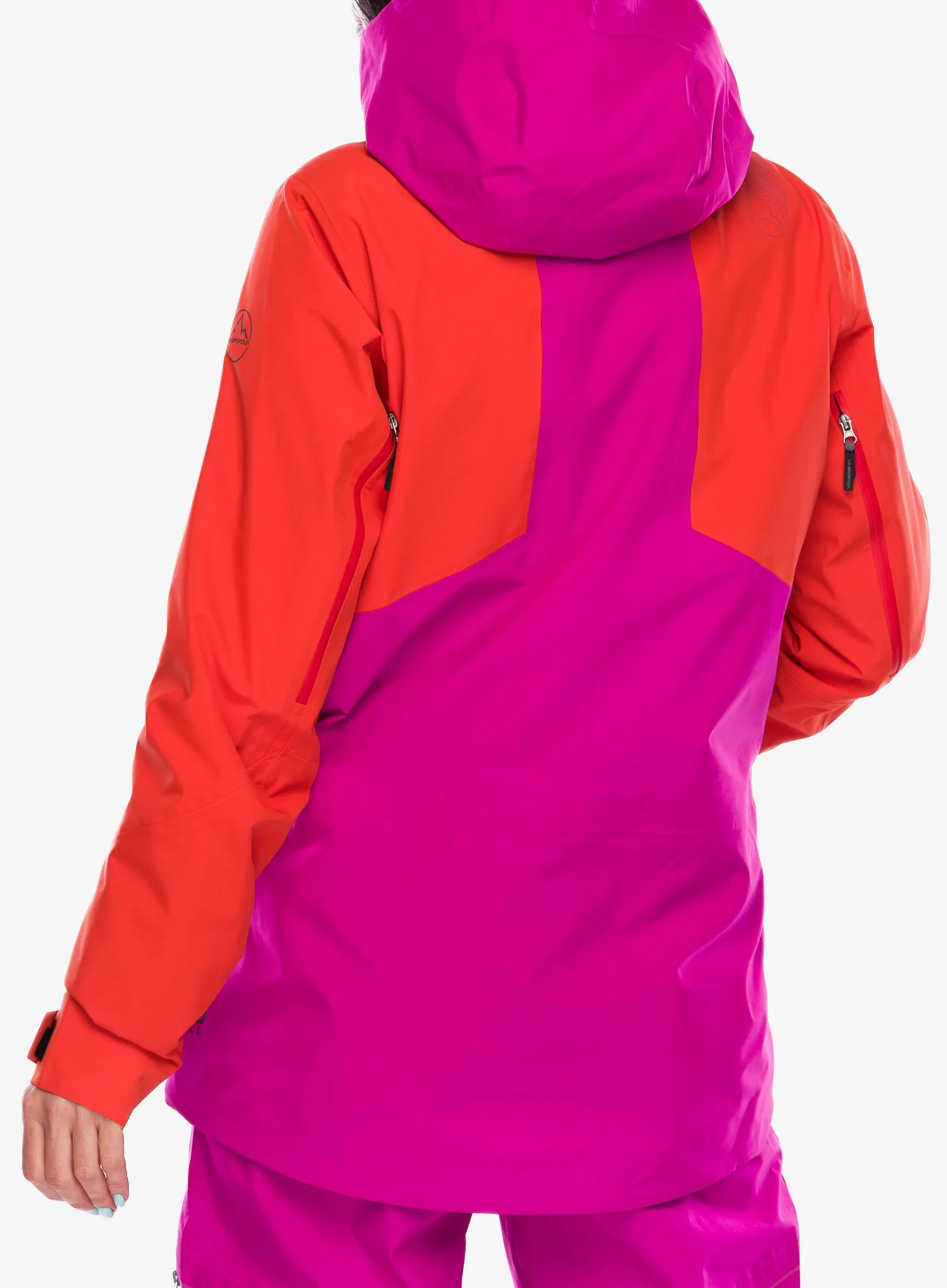 Ženska hardshell jakna La Sportiva Chaser Evo Shell Jkt - cherry tomato/springtime