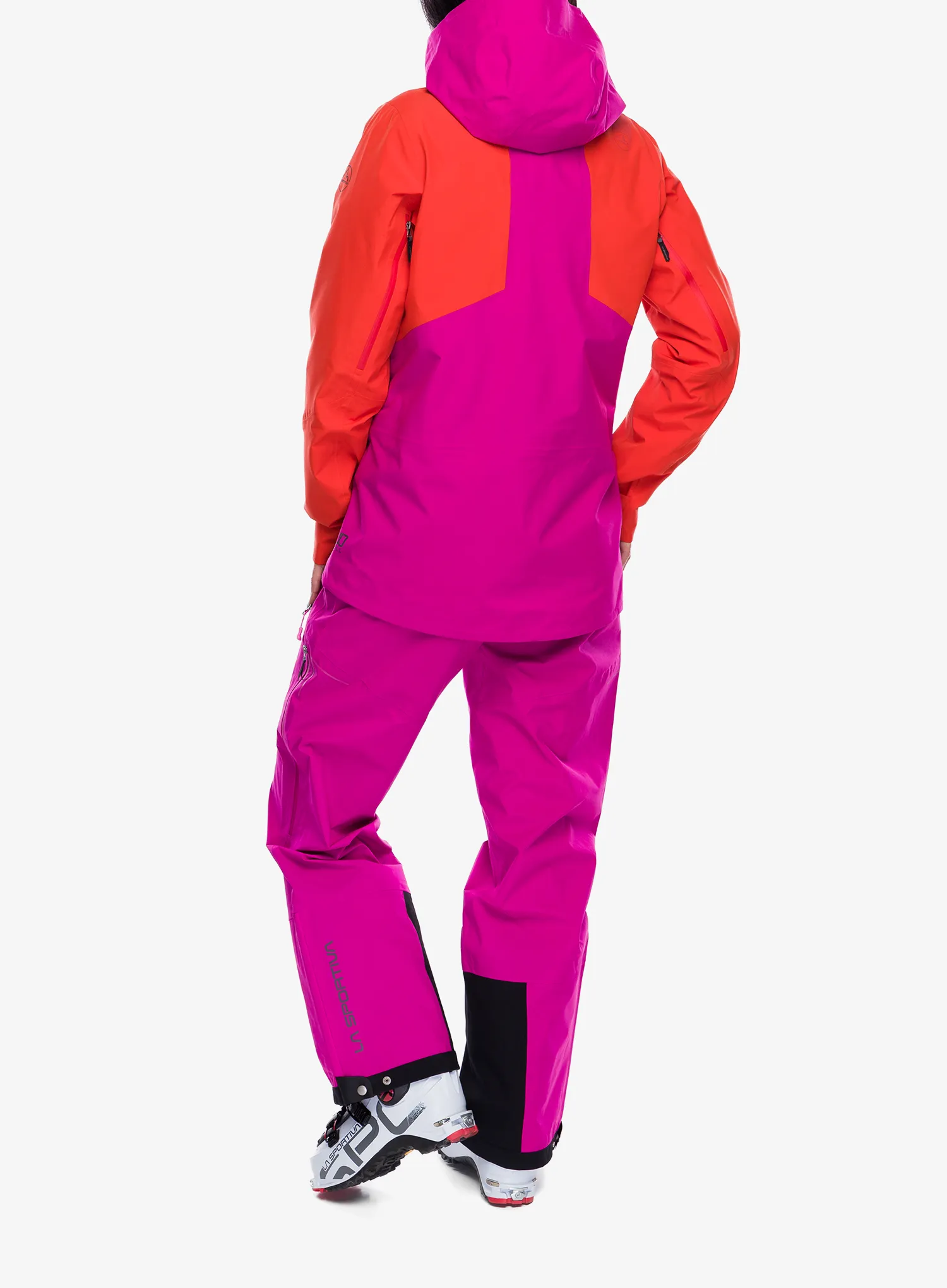Ženska hardshell jakna La Sportiva Chaser Evo Shell Jkt - cherry tomato/springtime
