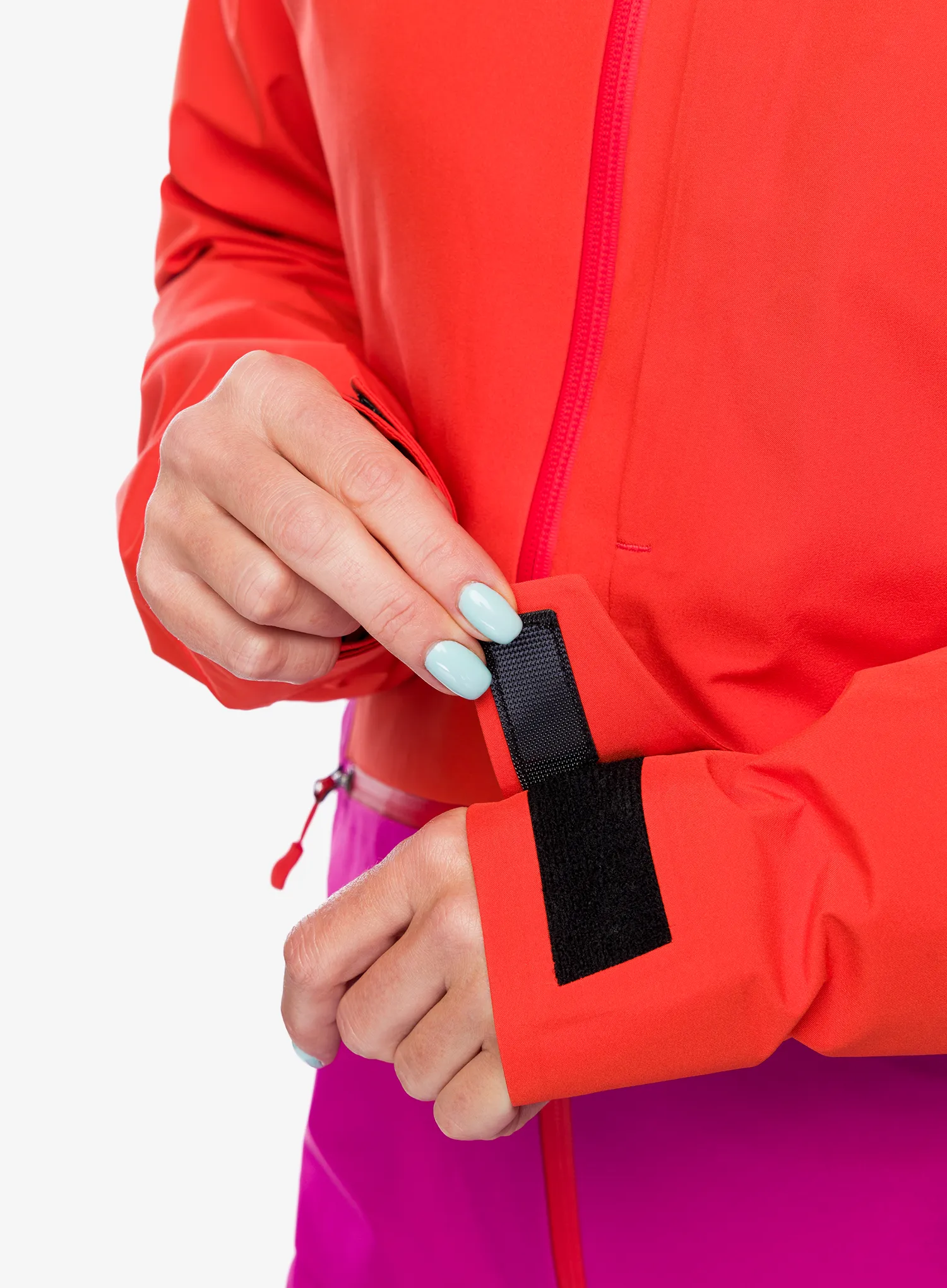 Ženska hardshell jakna La Sportiva Chaser Evo Shell Jkt - cherry tomato/springtime