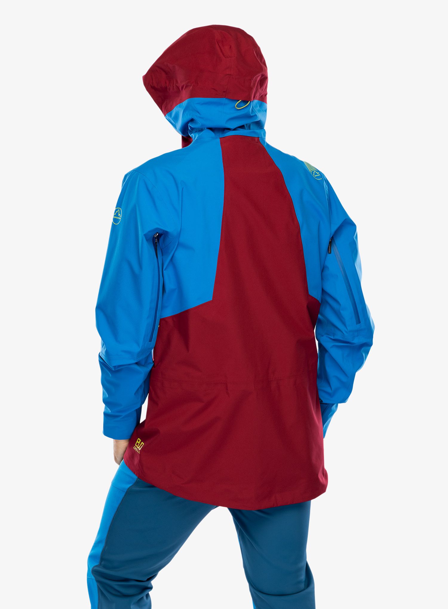Nepremočljiva jakna La Sportiva Chaser Evo Shell Jkt - electric blue/sangria