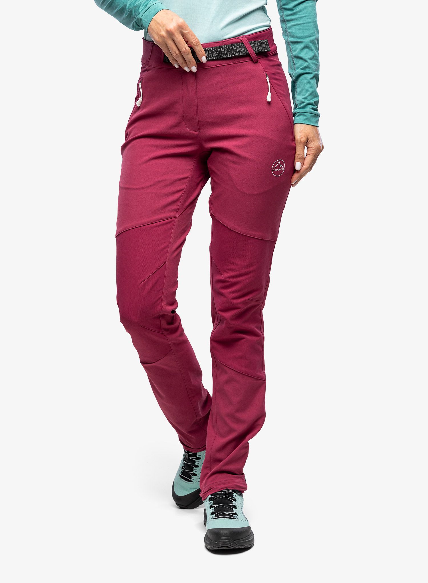 Ženske treking hlače La Sportiva Clariden Evo Pant - red plum