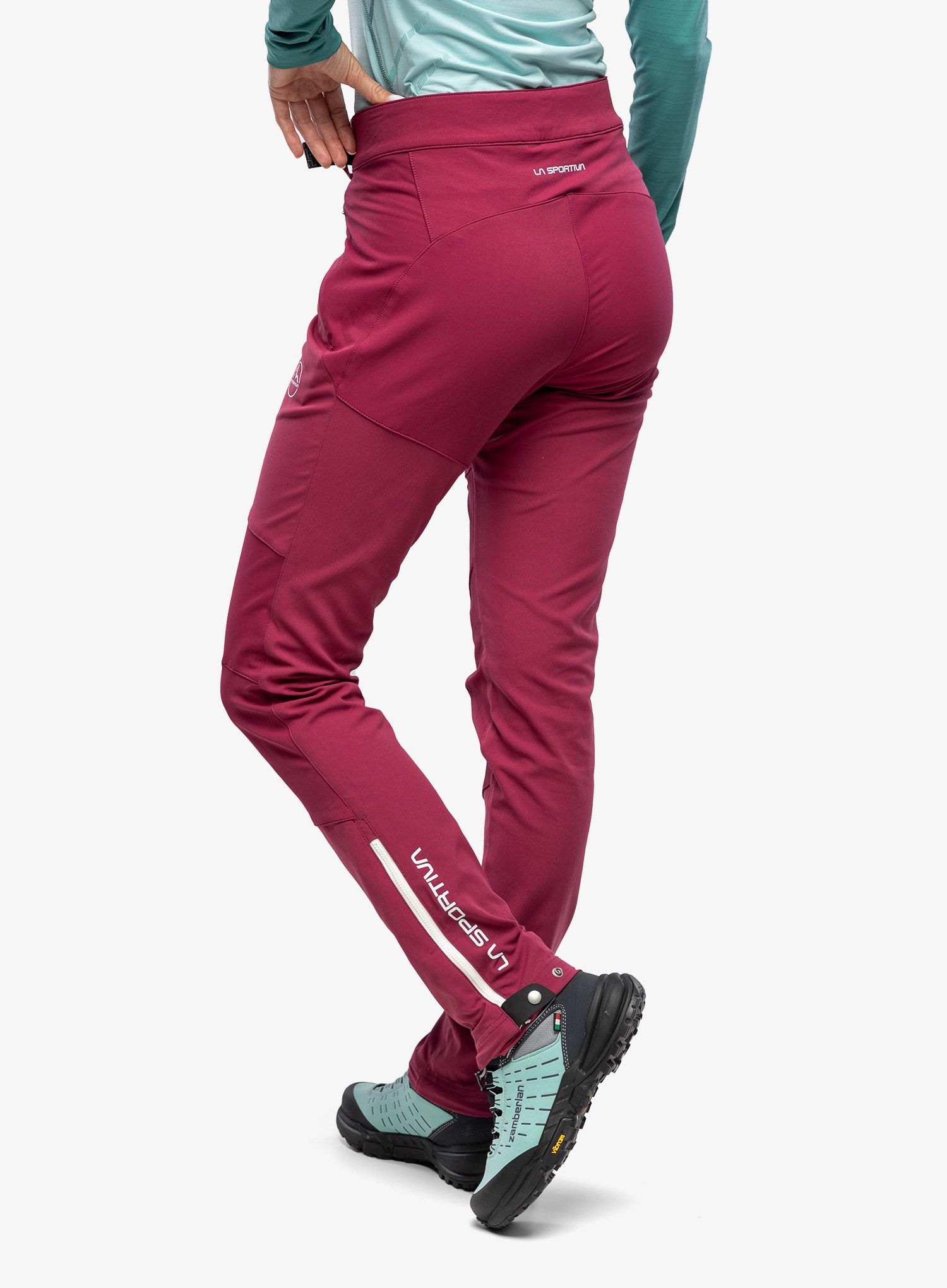 Ženske treking hlače La Sportiva Clariden Evo Pant - red plum