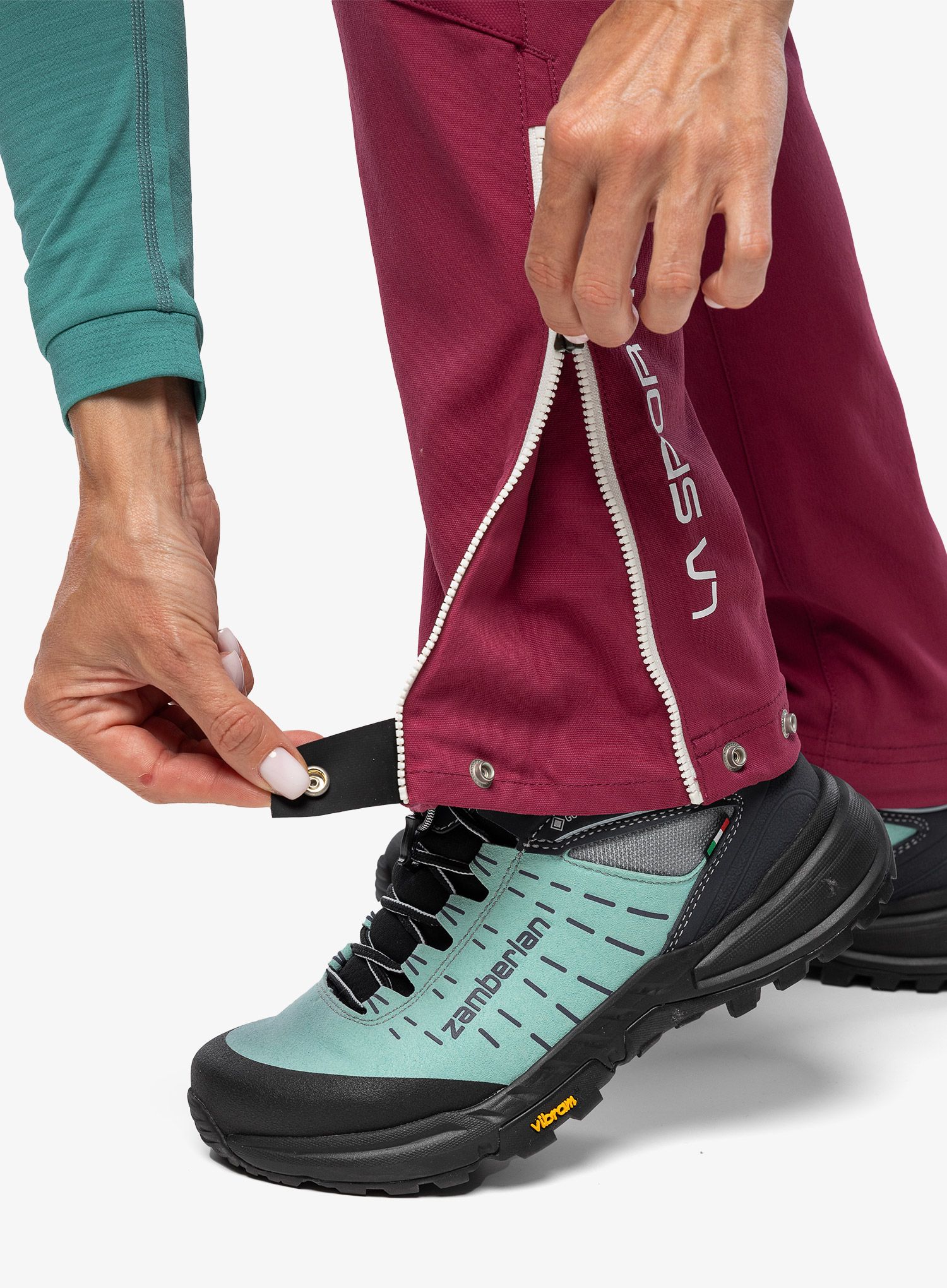 Ženske treking hlače La Sportiva Clariden Evo Pant - red plum